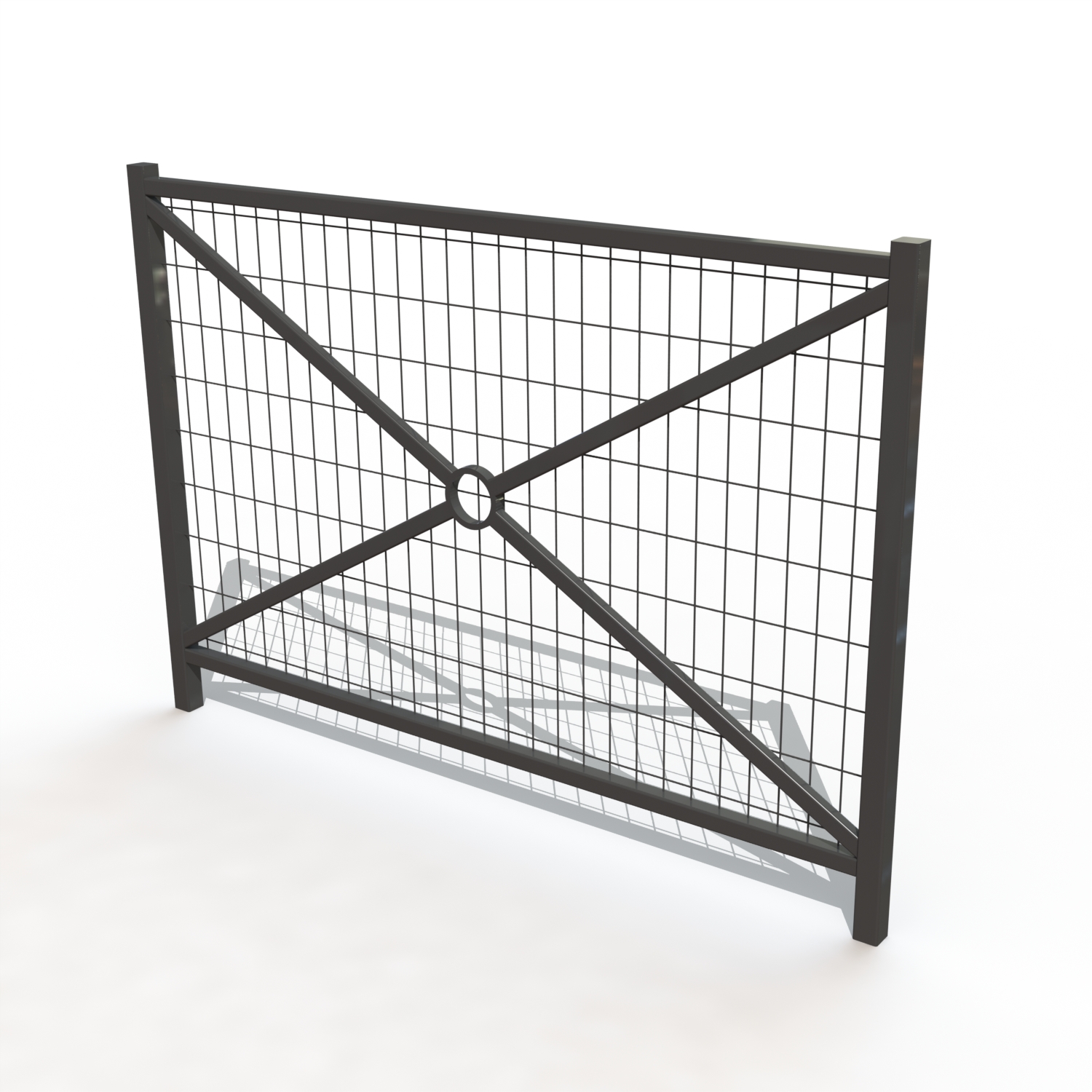 Barriere versailles grillagee lg 1,46 m [peint]