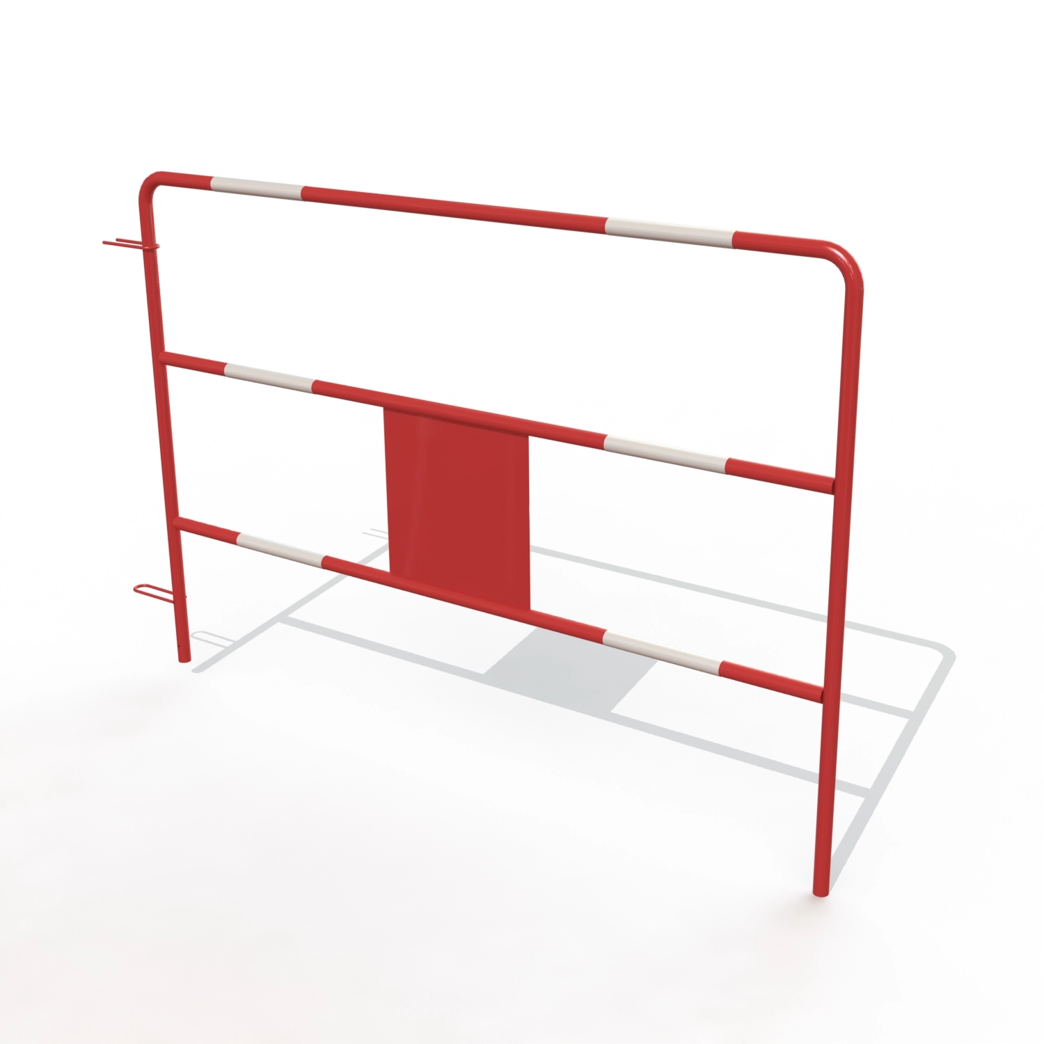 Barriere de travaux lg 1,50m bdes non reflechissantes