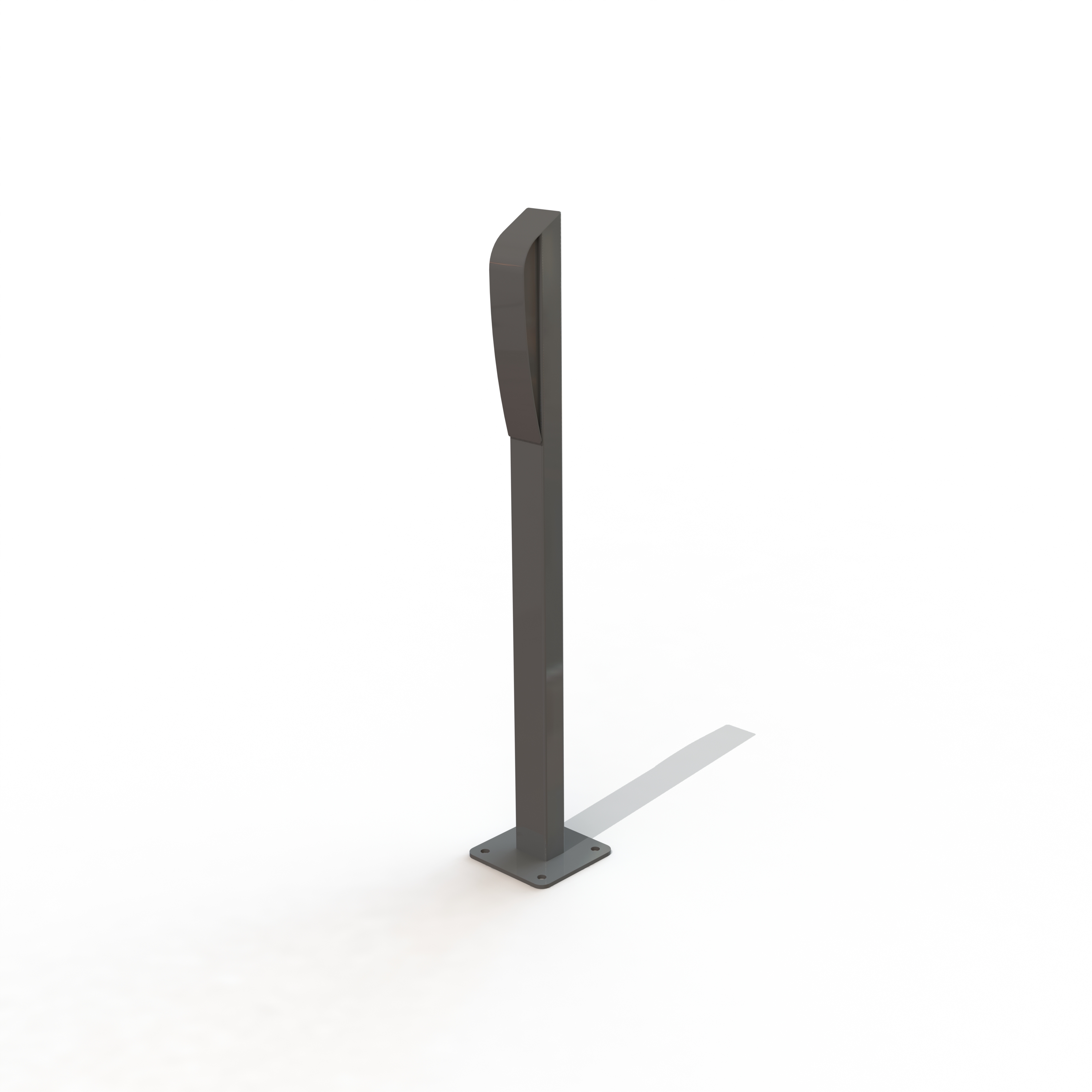 Potelet gamme horizon hs 0.90m sur platines [peint]