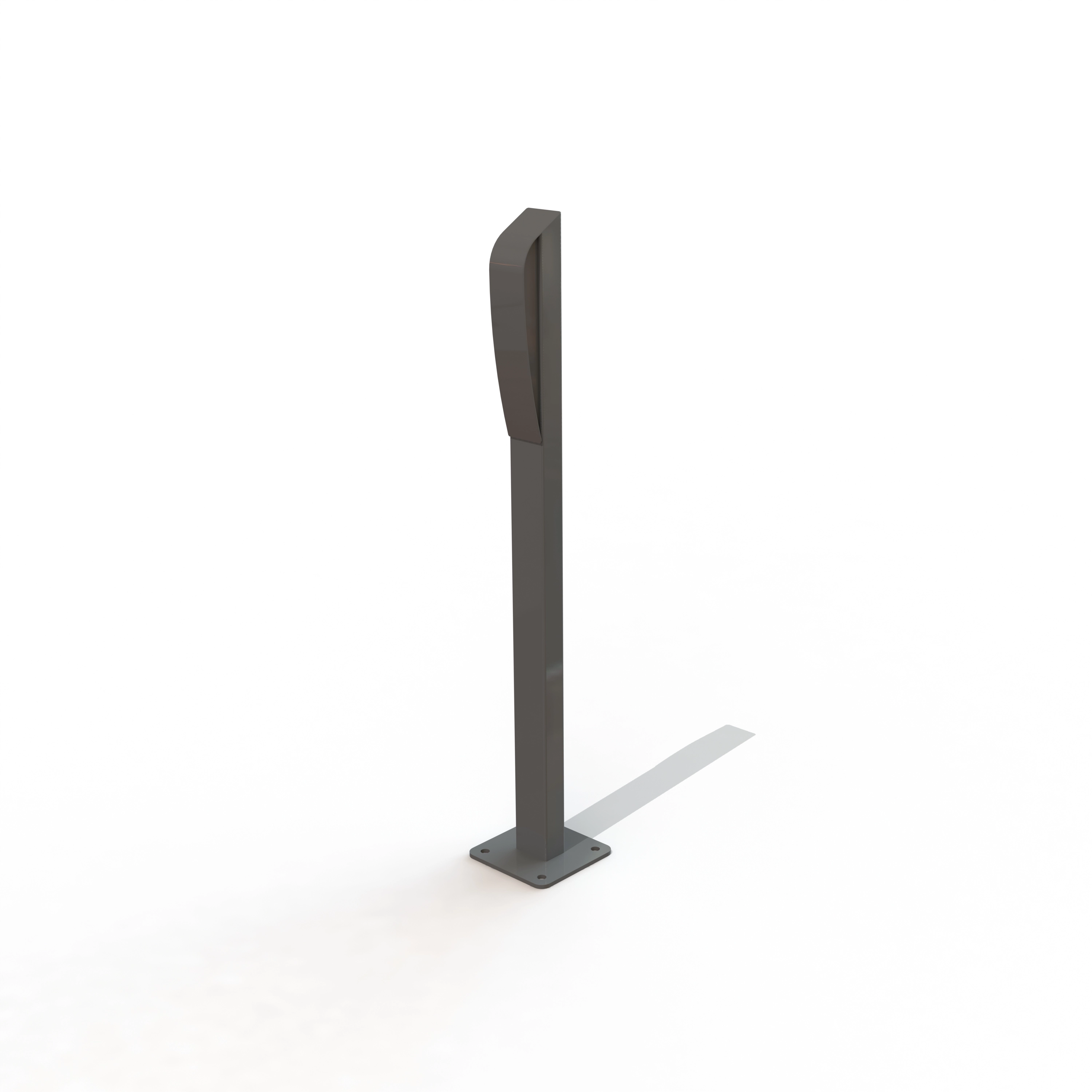 Potelet gamme horizon hs 0.90m sur platines [peint]