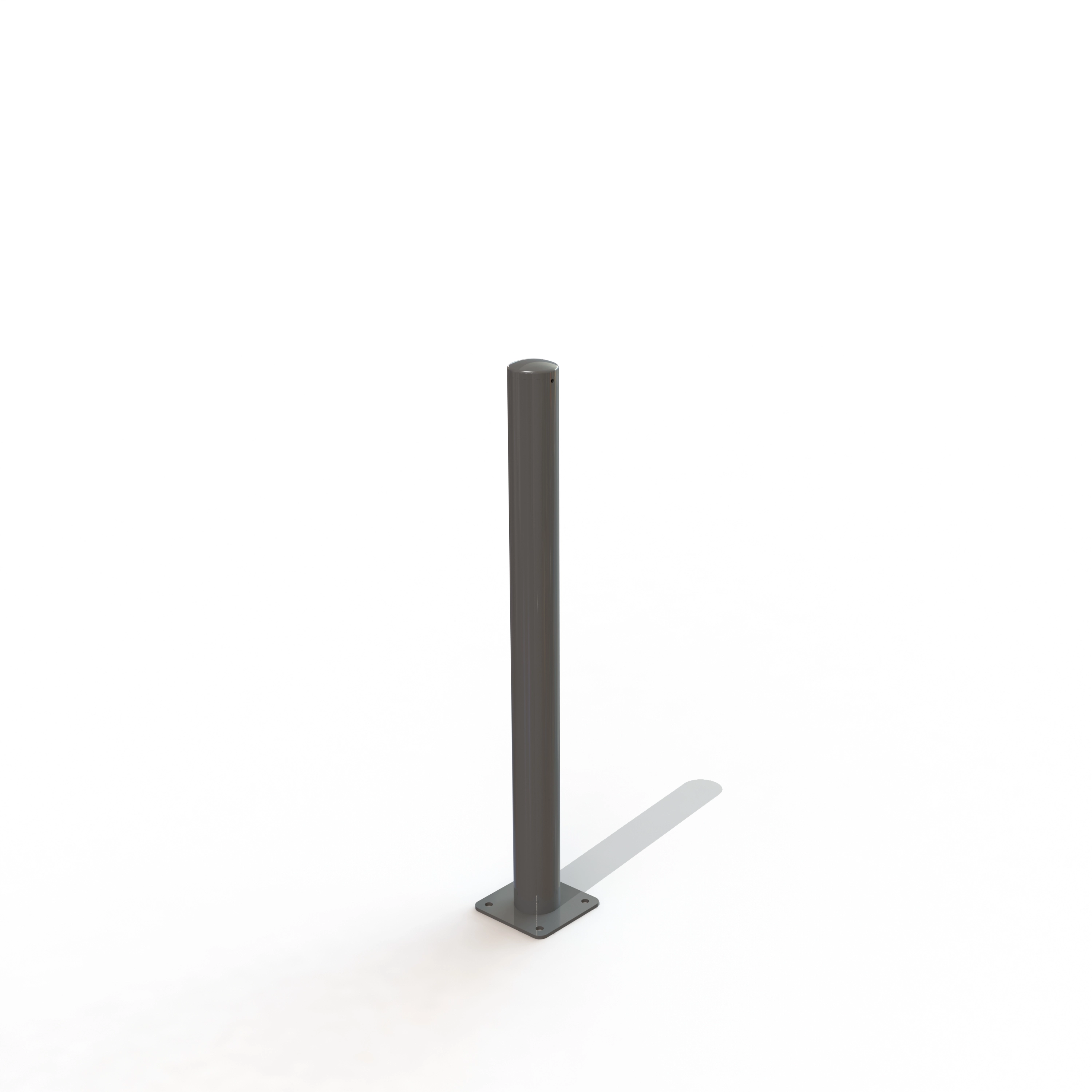 Potelet cyrius ø76 ht 0.90 m sur platine [peint]