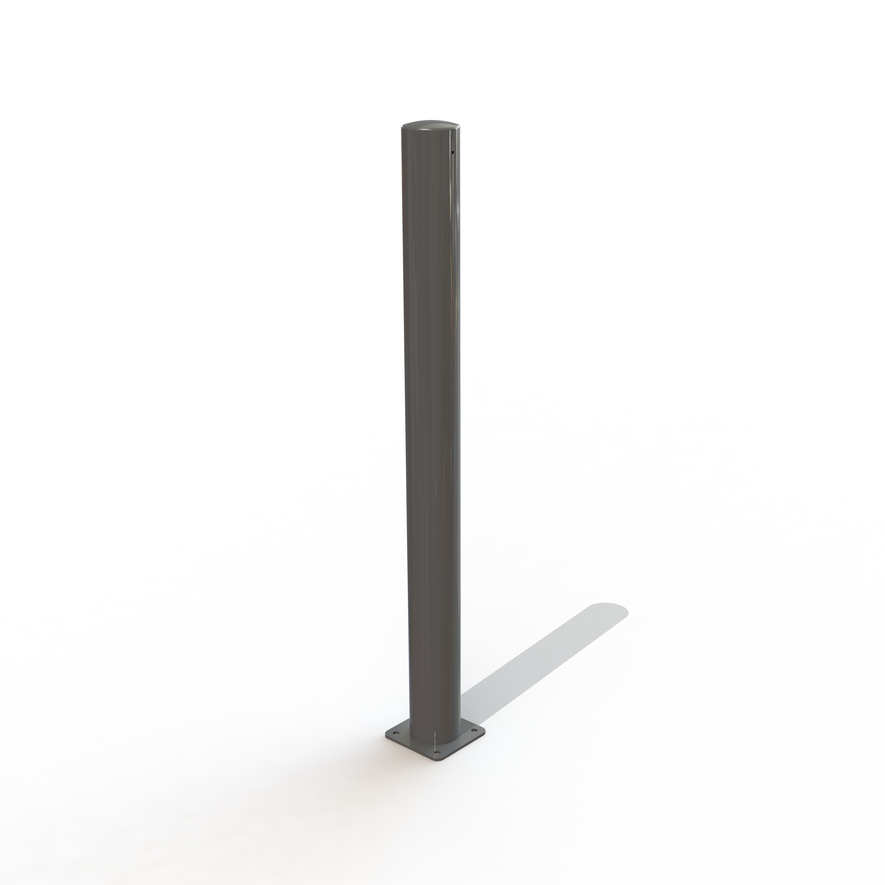 Potelet cyrius ø102 ht 1.30 m sur platine [peint]