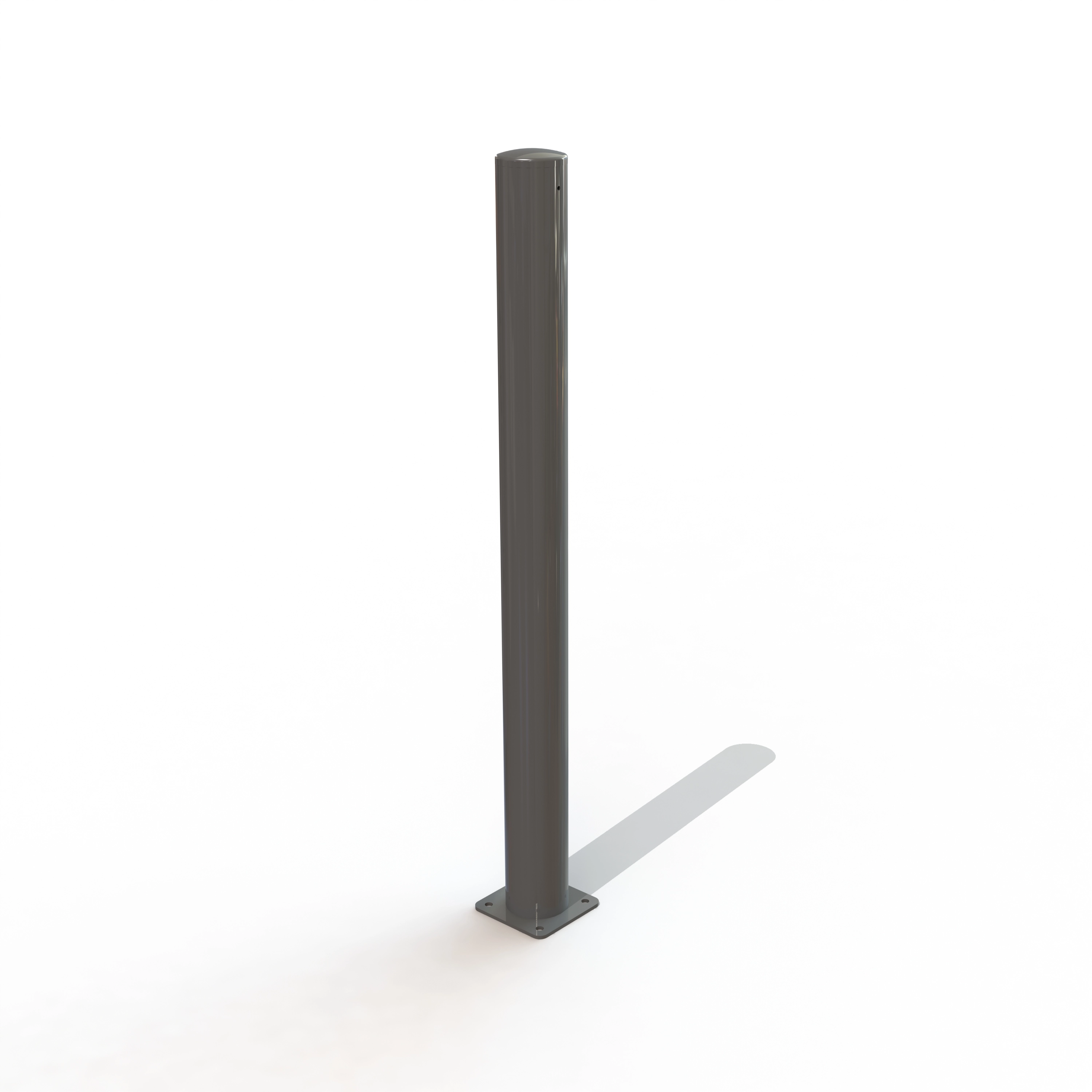 Potelet cyrius ø102 ht 1.30 m sur platine [peint]