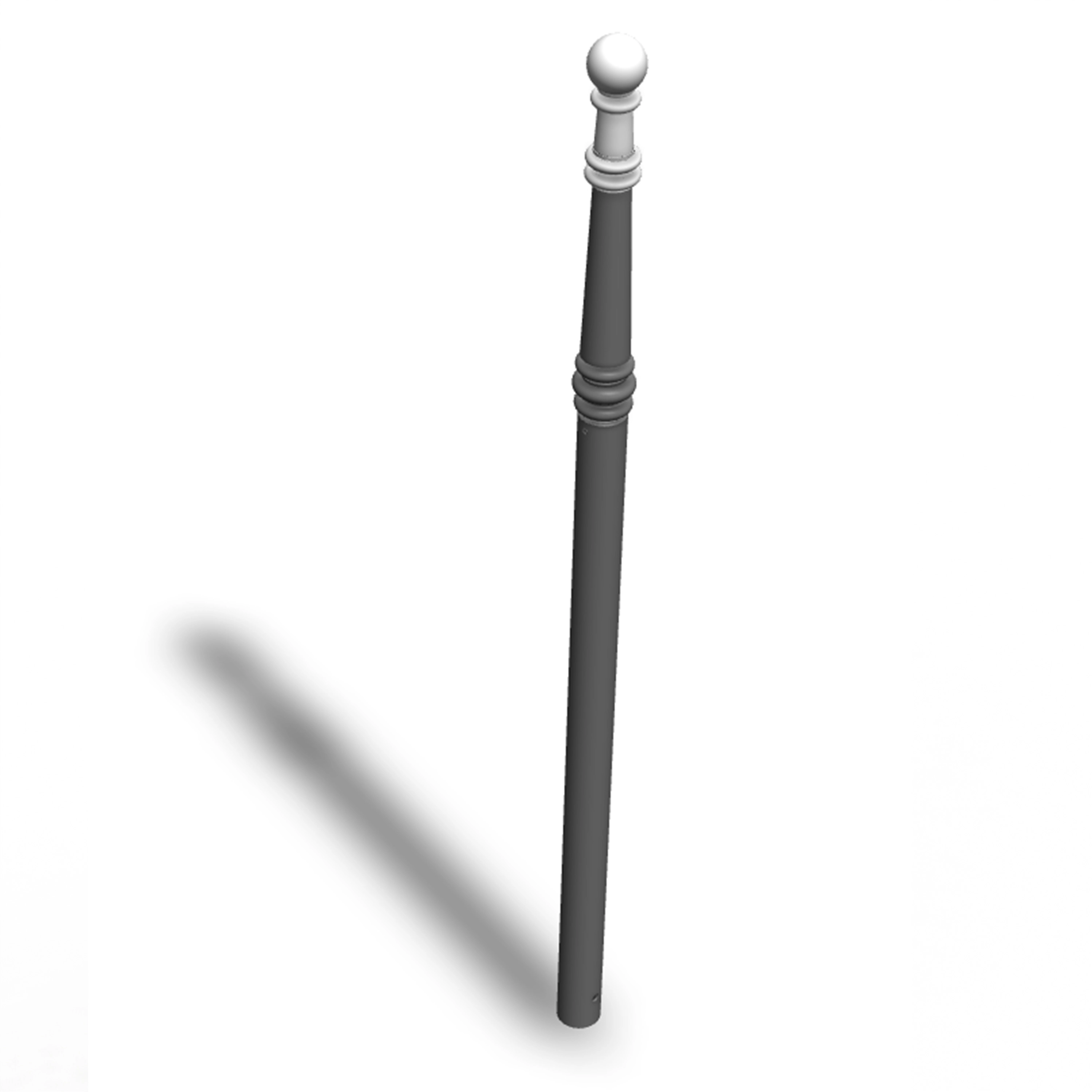 Potelet chambord pmr ø60 hs 1.20 m [peint]