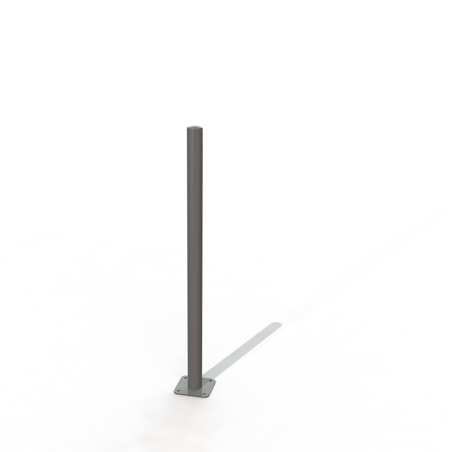 Potelet cyrius ø60 ht 1.10 m sur platine [peint]