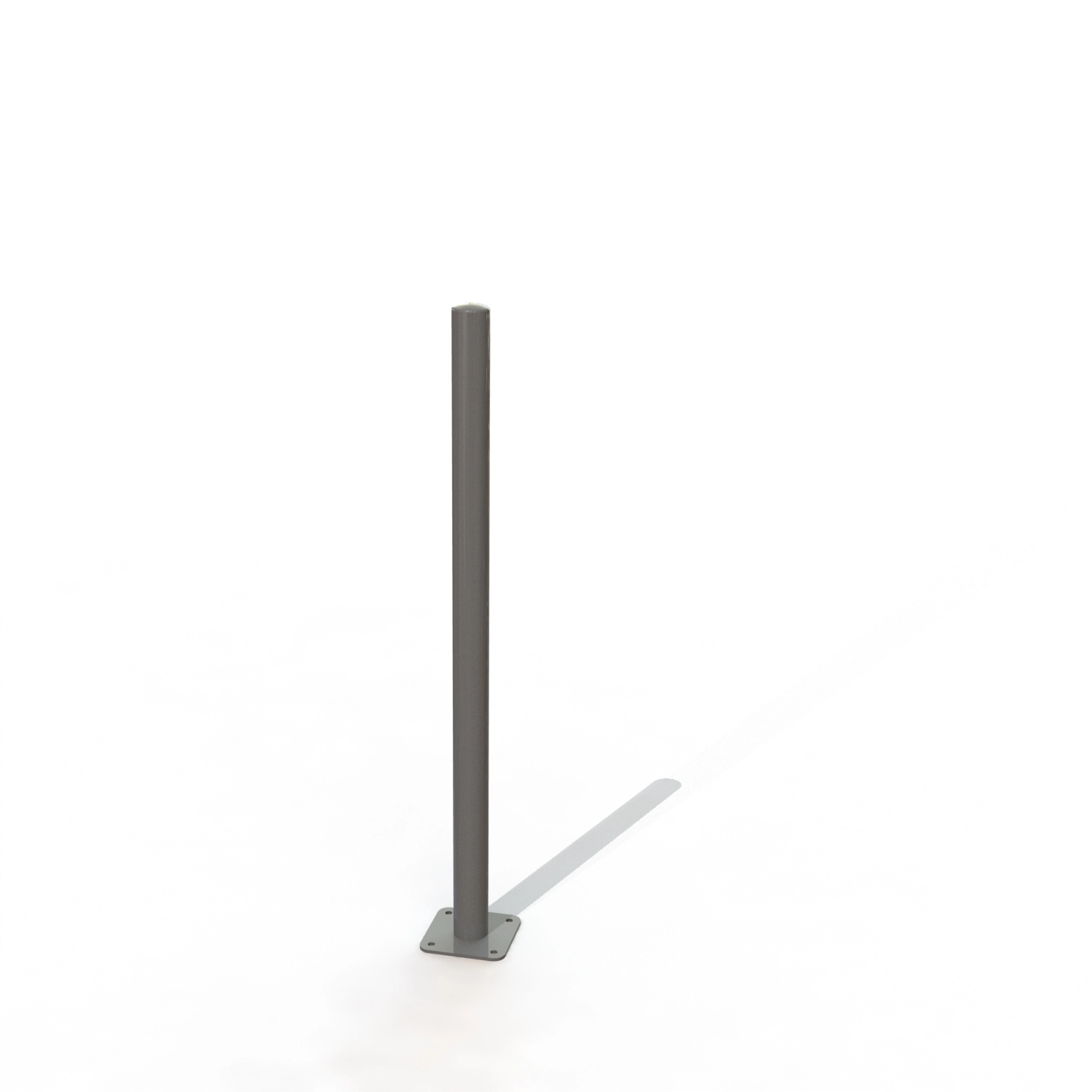Potelet cyrius ø60 ht 1.10 m sur platine [peint]