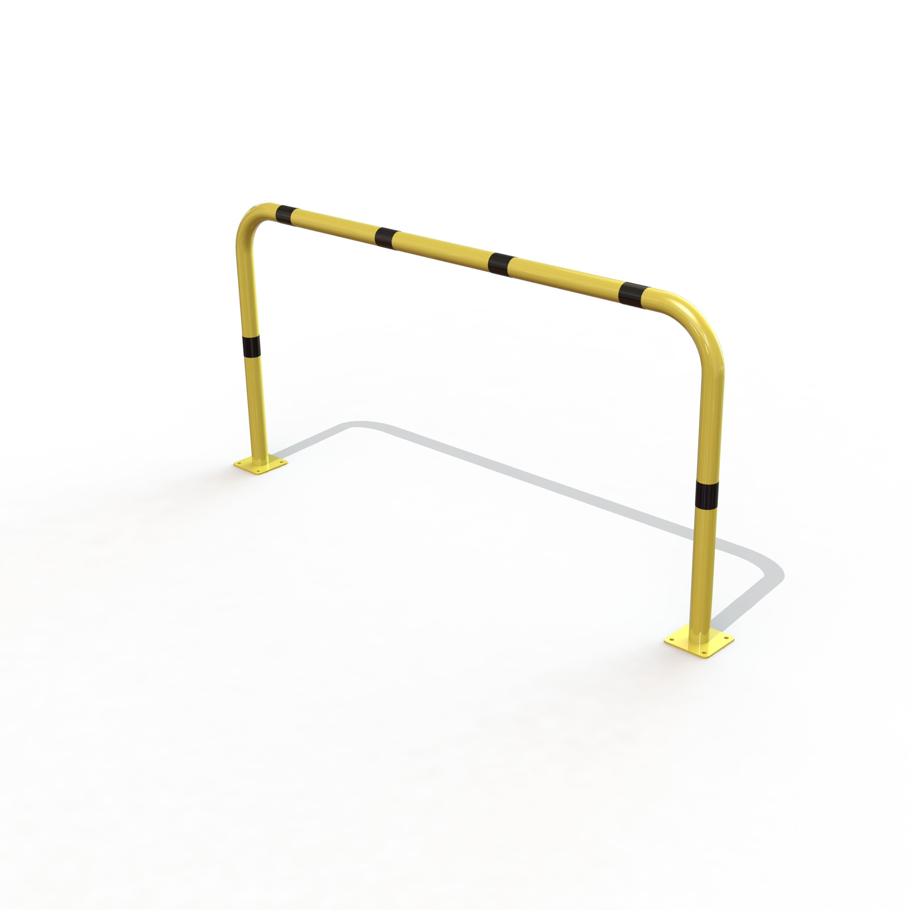 Arceau securite simple ø60 lg 2.00 m /platines j/n