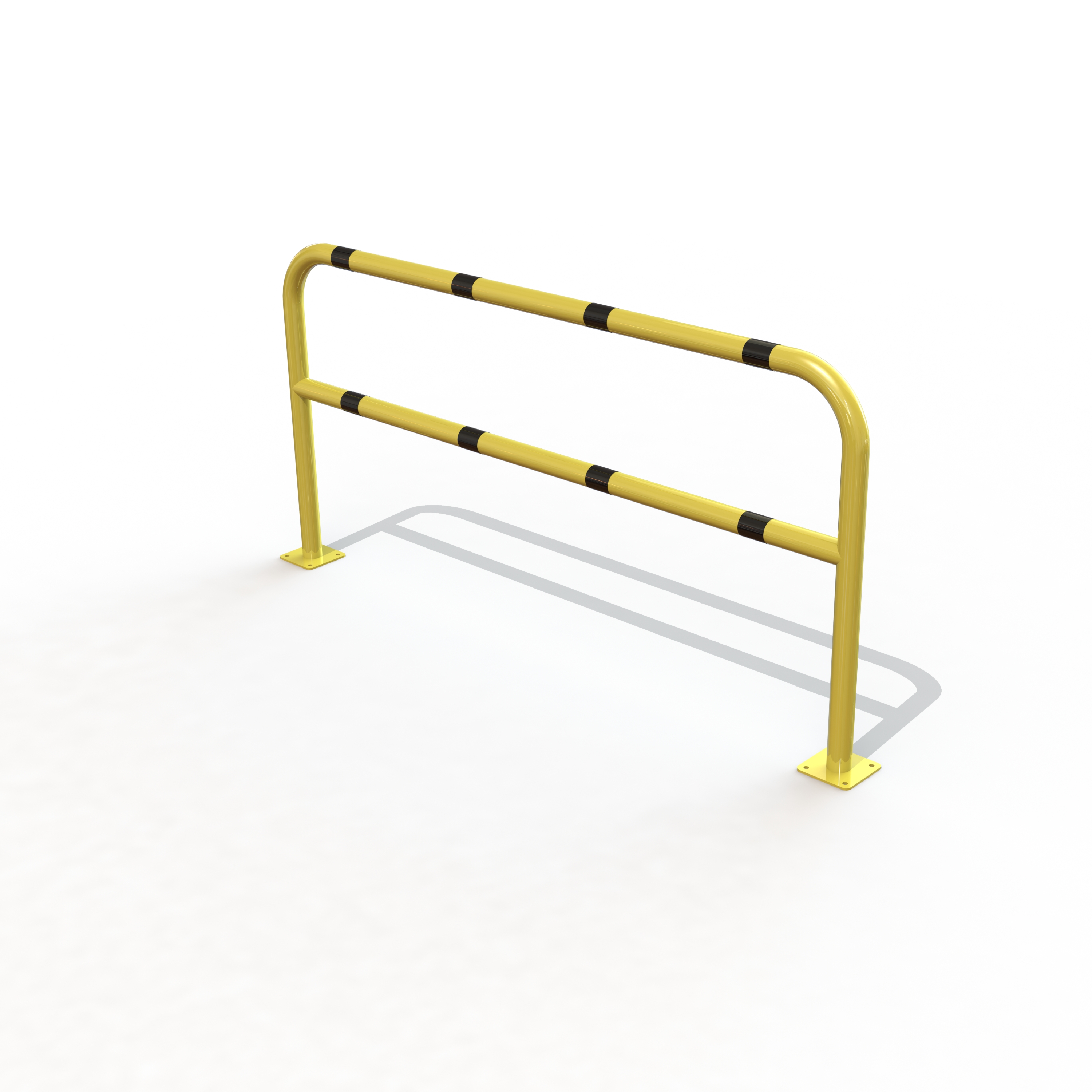 Arceau securite renforce ø60 lg 2.00 m / platines j/n