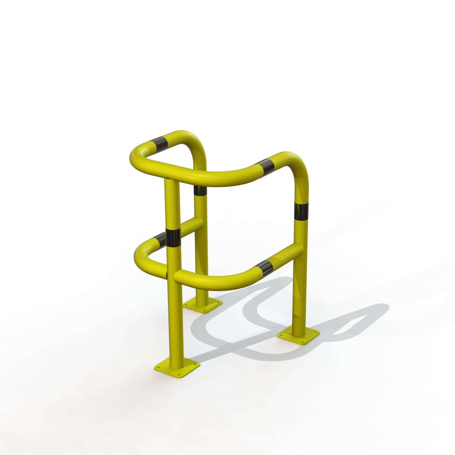 Etrier securite 3pieds renforc e sur platines j/n [peint]