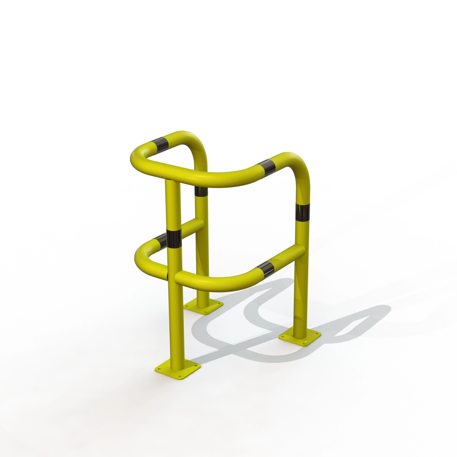 Etrier securite 3pieds renforc e sur platines j/n [peint]