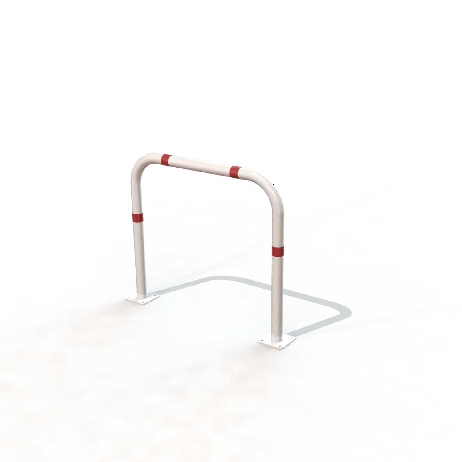 Arceau securite simple ø60 lg 1.00 m /platines b/r