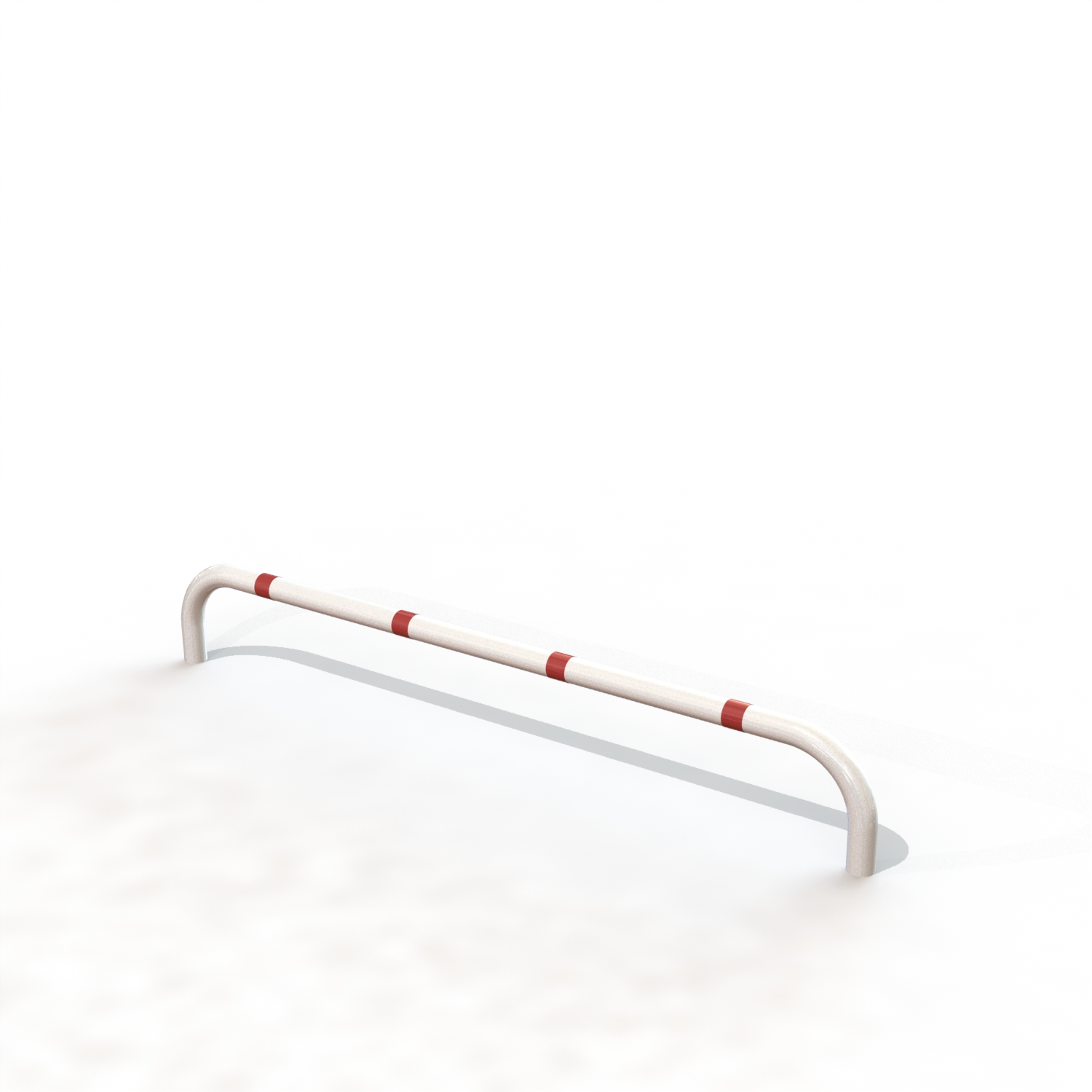 Arceau securite de bordure ø60 lg 2.00 m b/r