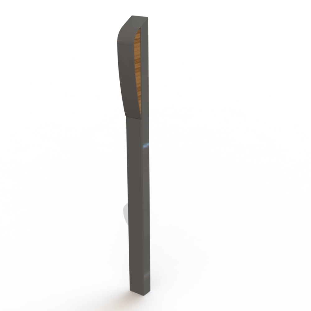 Potelet gamme horizon hs 0.90m peint + teck