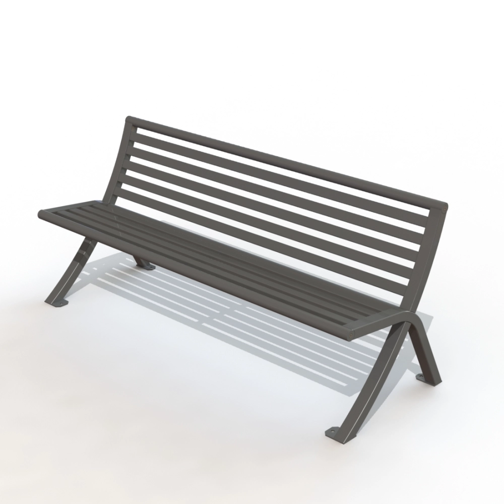 Banc gamme horizon peint lame metal