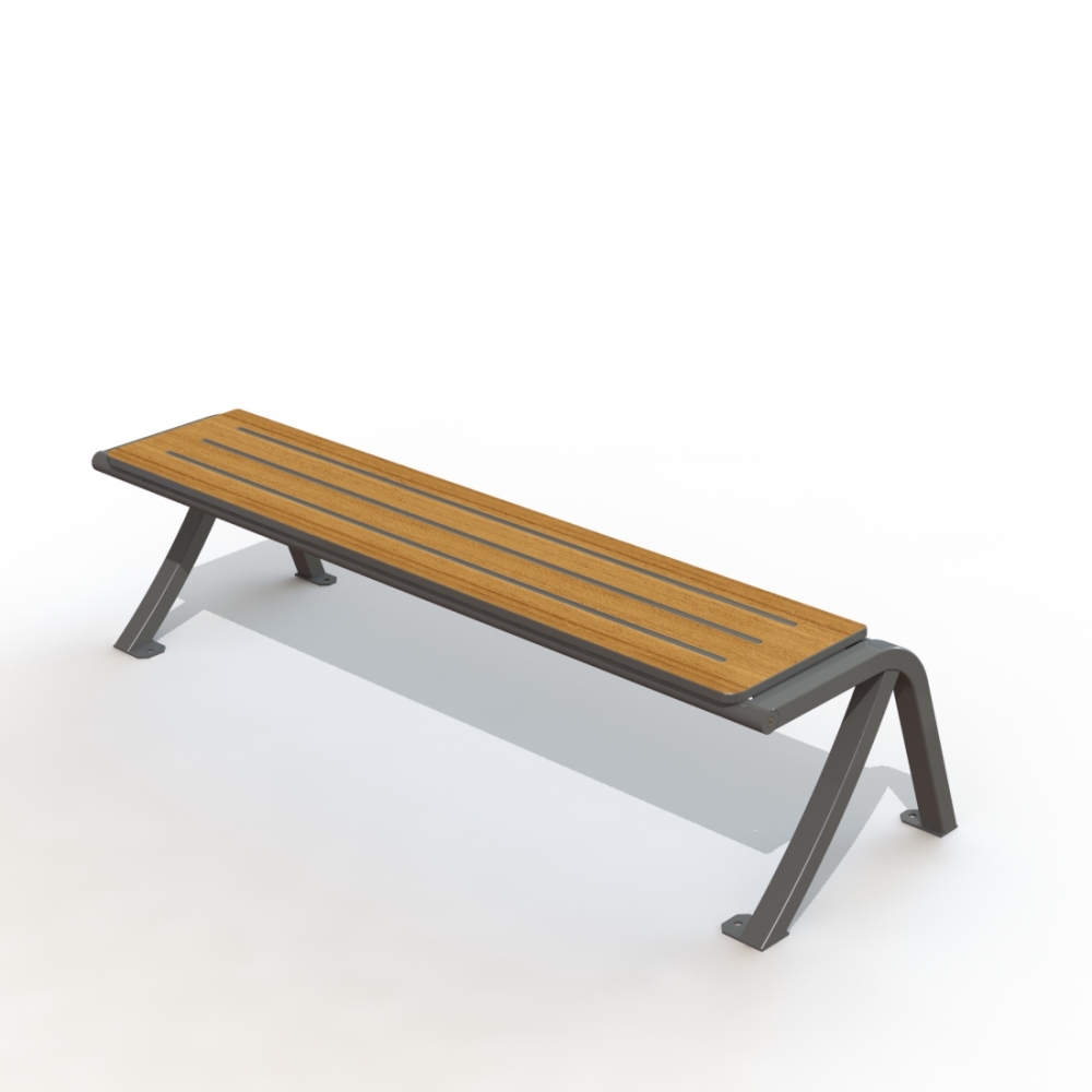 Banquette bergerac gamme horiz on peint + panneaux teck