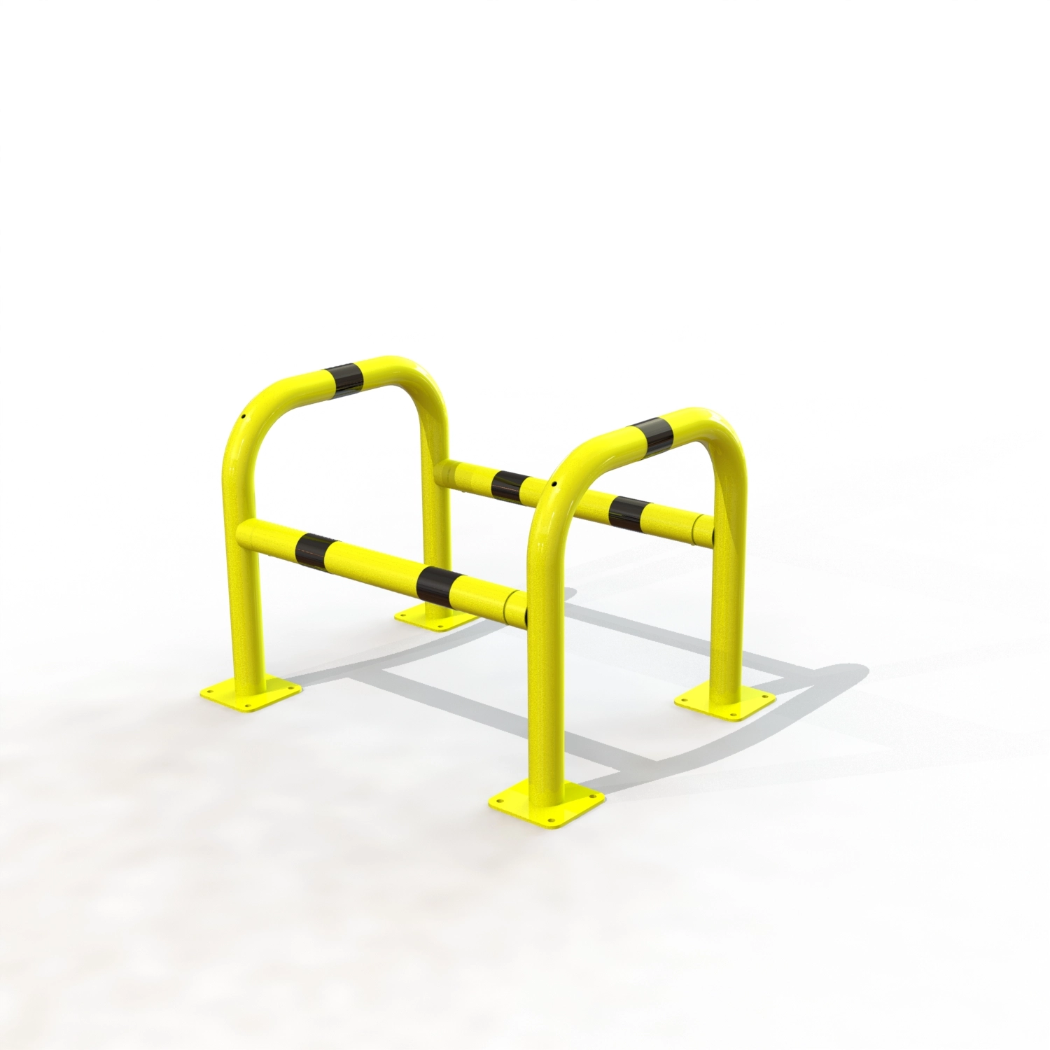 Etrier securite modulable ø60 lg 800mm /platines j/n [peint]