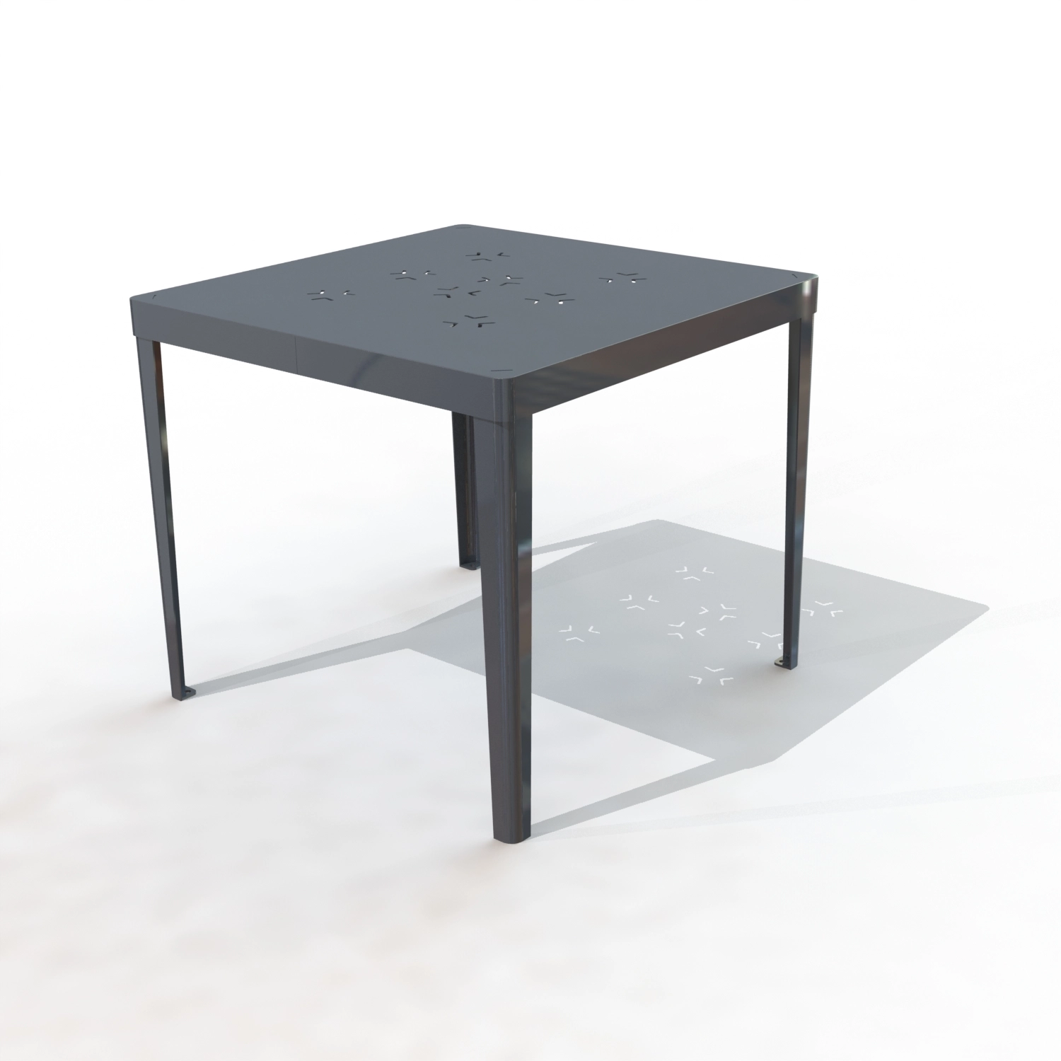 Table carree arlequin [peint]