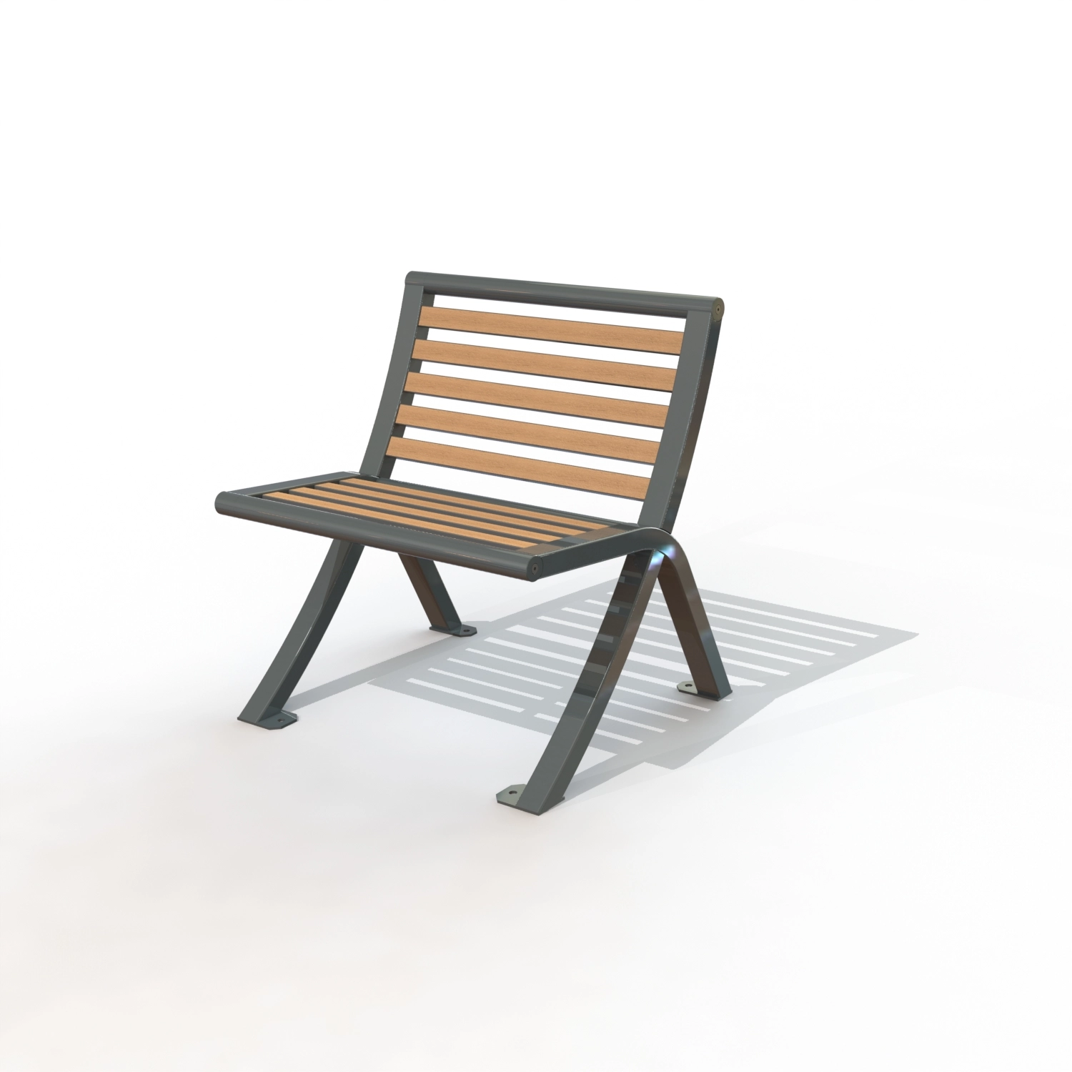 Chaise gamme horizon peint + l ames teck