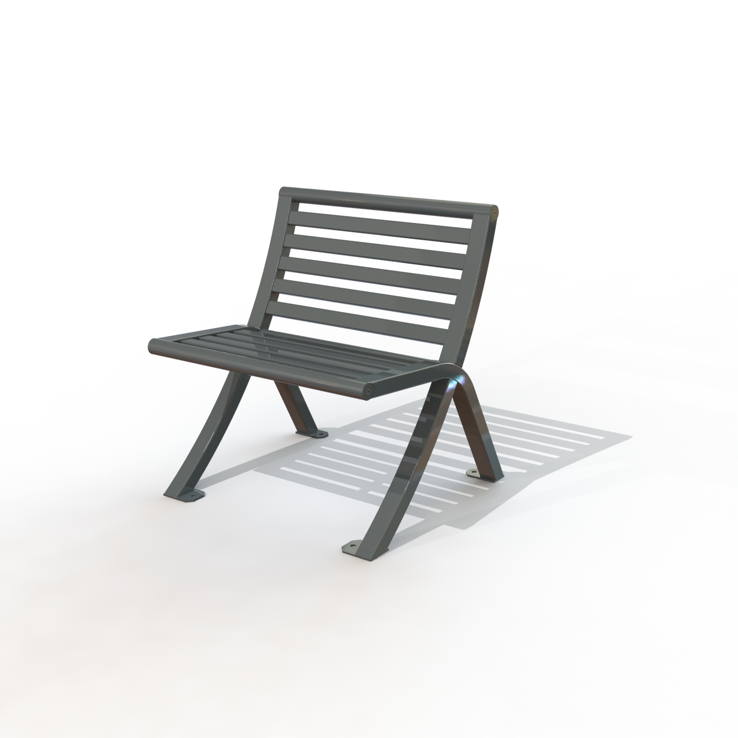 Chaise gamme horizon peint lames metal