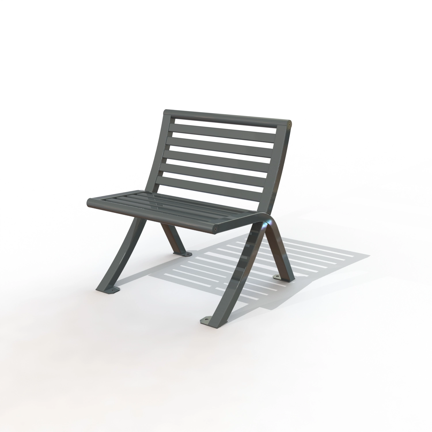 Chaise gamme horizon peint lames metal