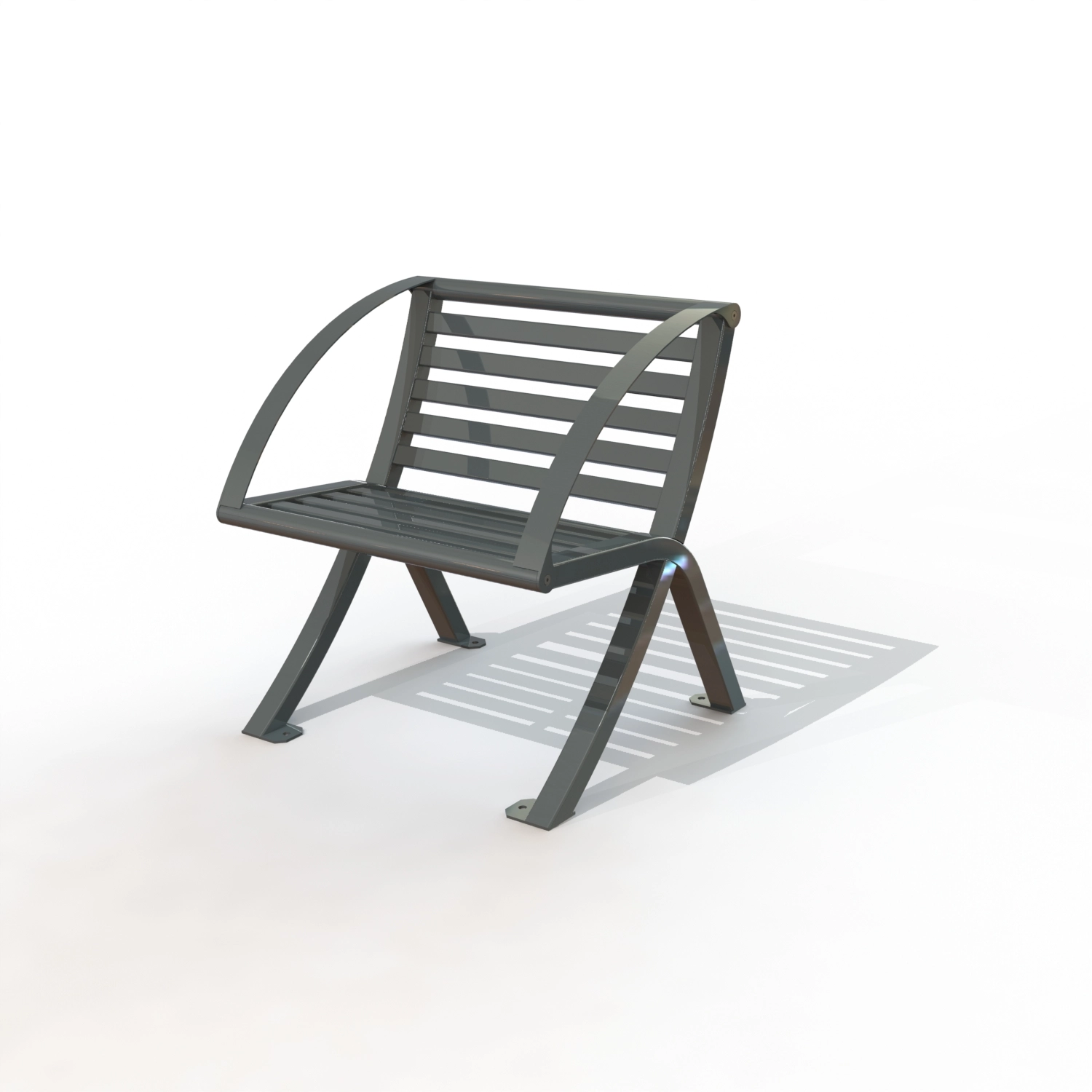 Fauteuil gamme horizon peint l ames metal