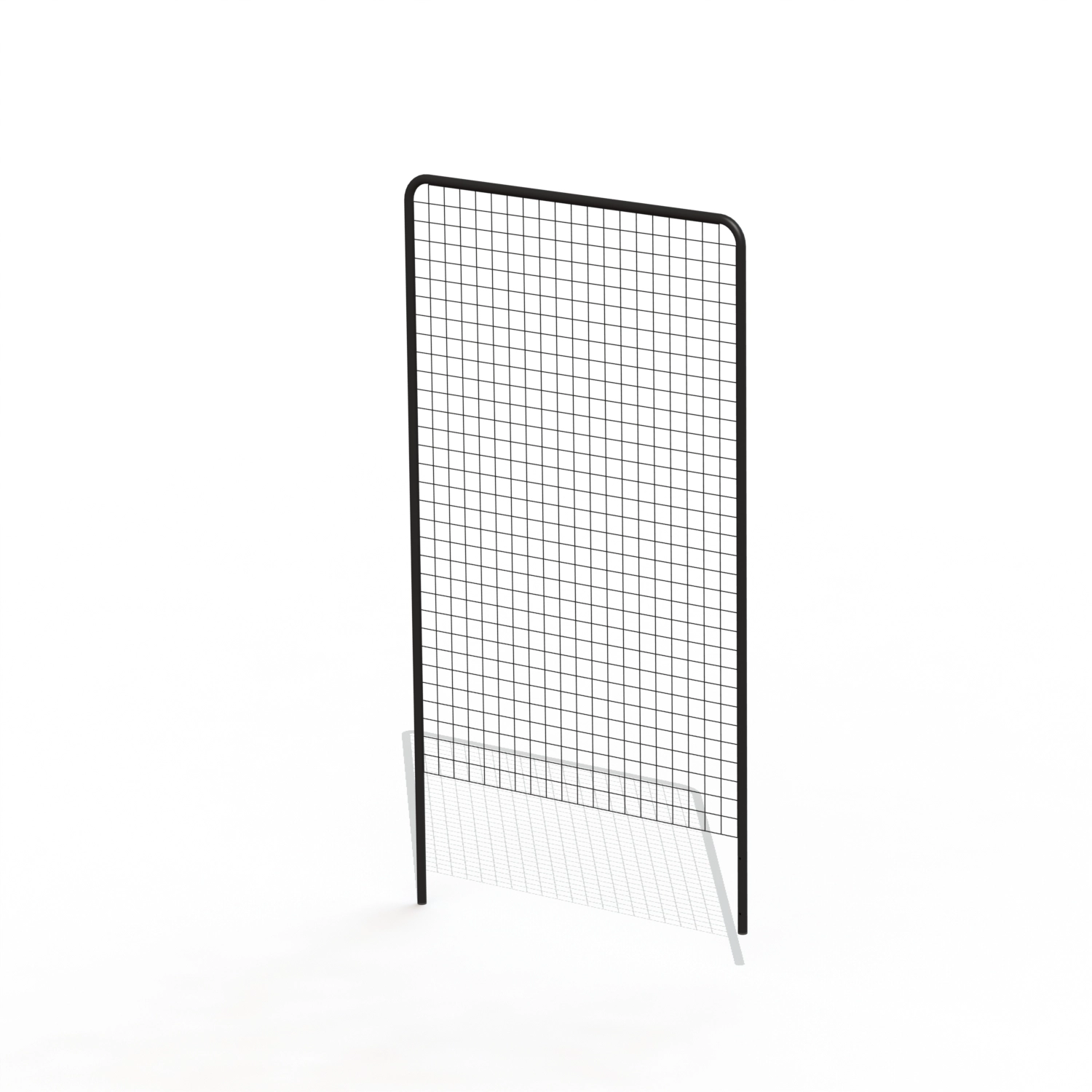 Grille d’exposition noire ral 9005
