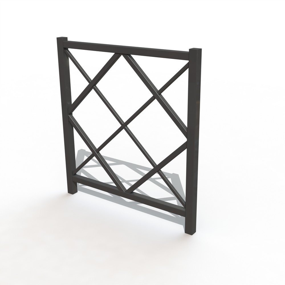 BARRIERE LOSANGE LG 1.00 M [PE INT]
