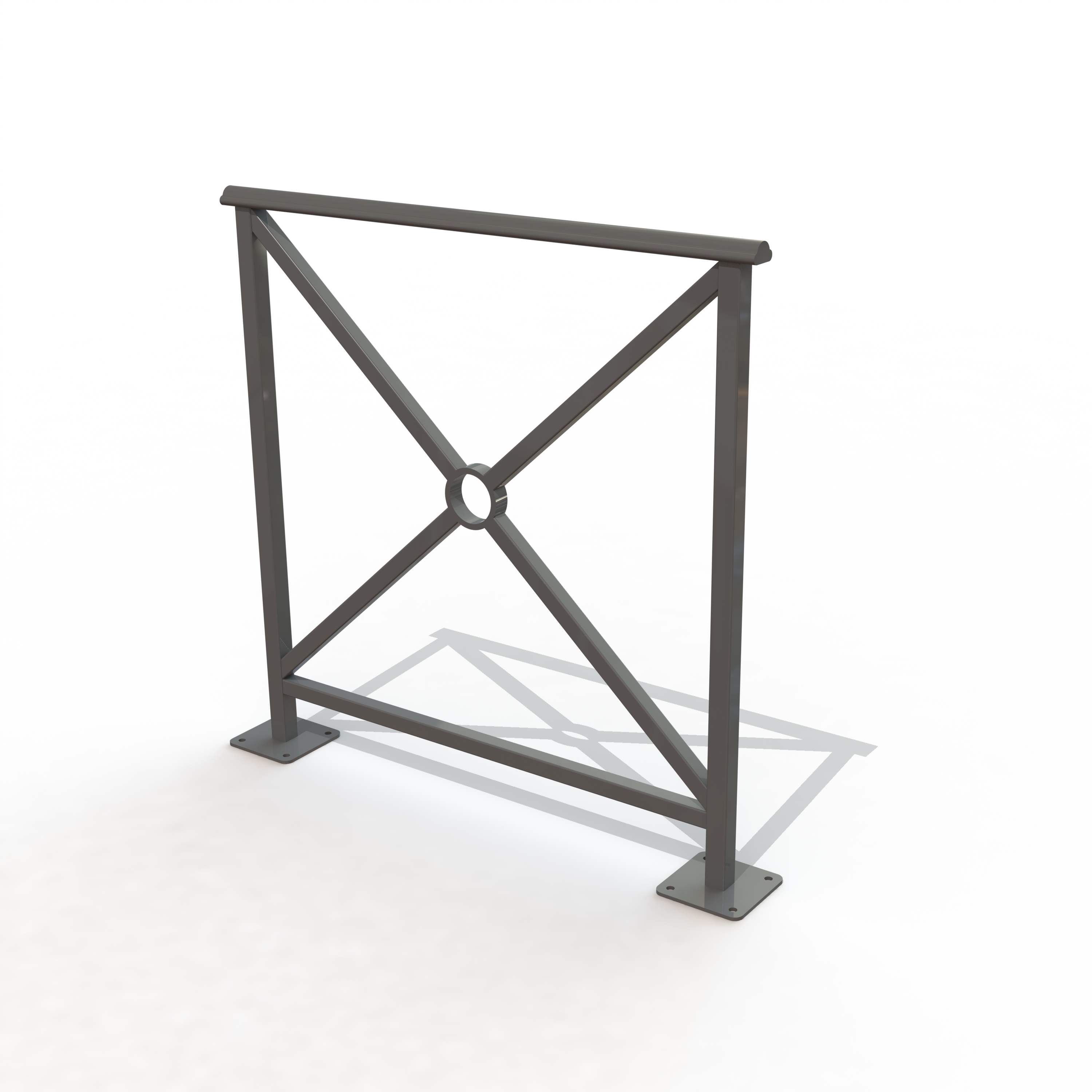 BARRIERE ALLIANCE LG 1,00 M SU R PLATINES [PEINT]