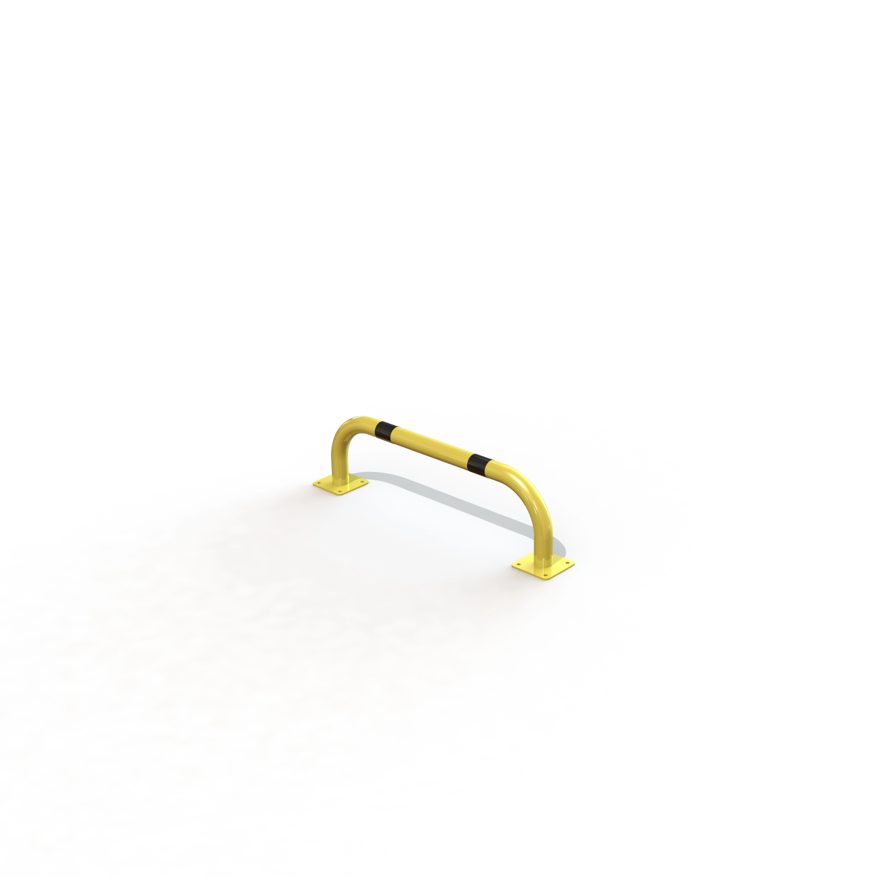 ARCEAU SECURITE DE BORDURE Ø60LG 1.00 M /PLATINES J/N