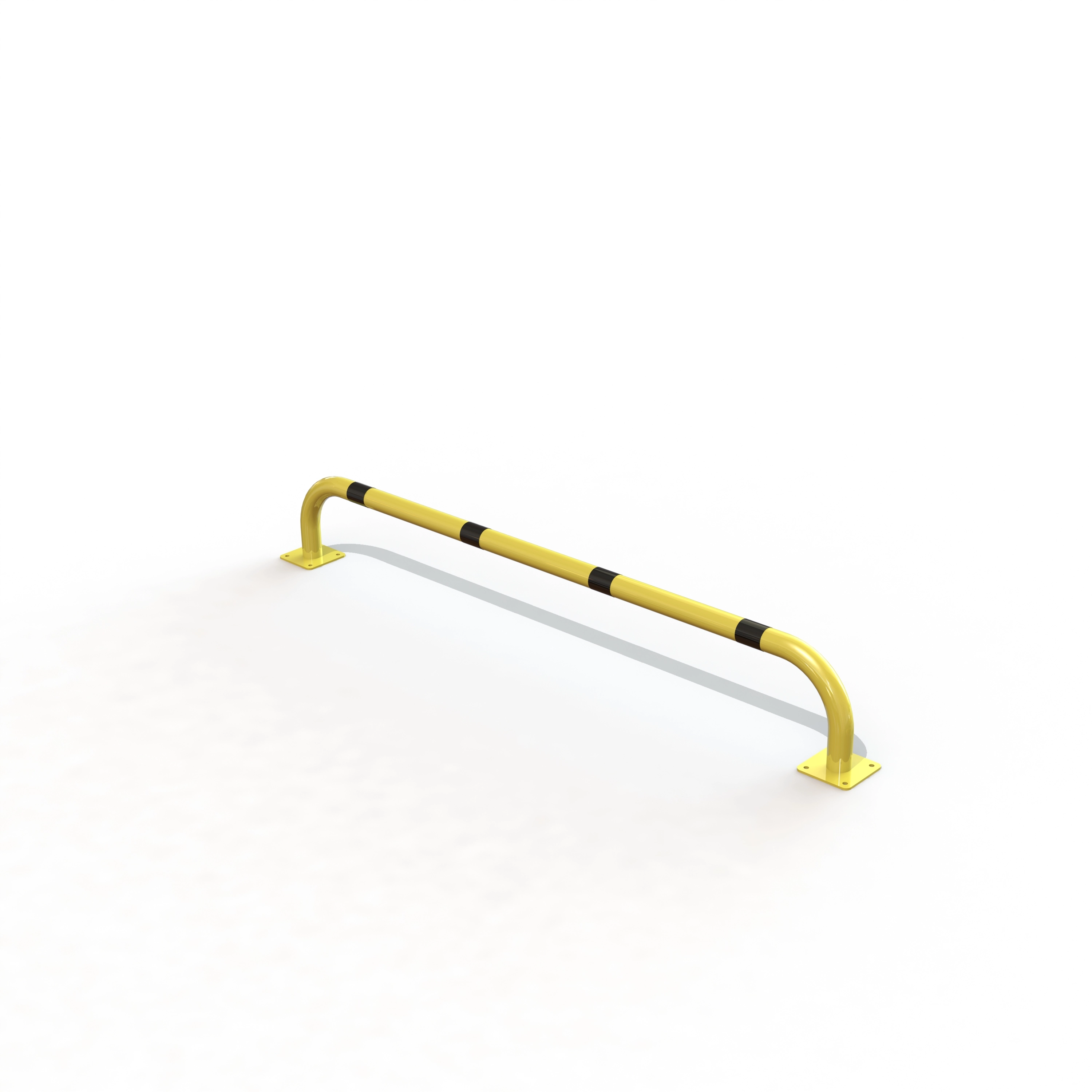 ARCEAU SECURITE DE BORDURE Ø60LG 2.00 M /PLATINES J/N