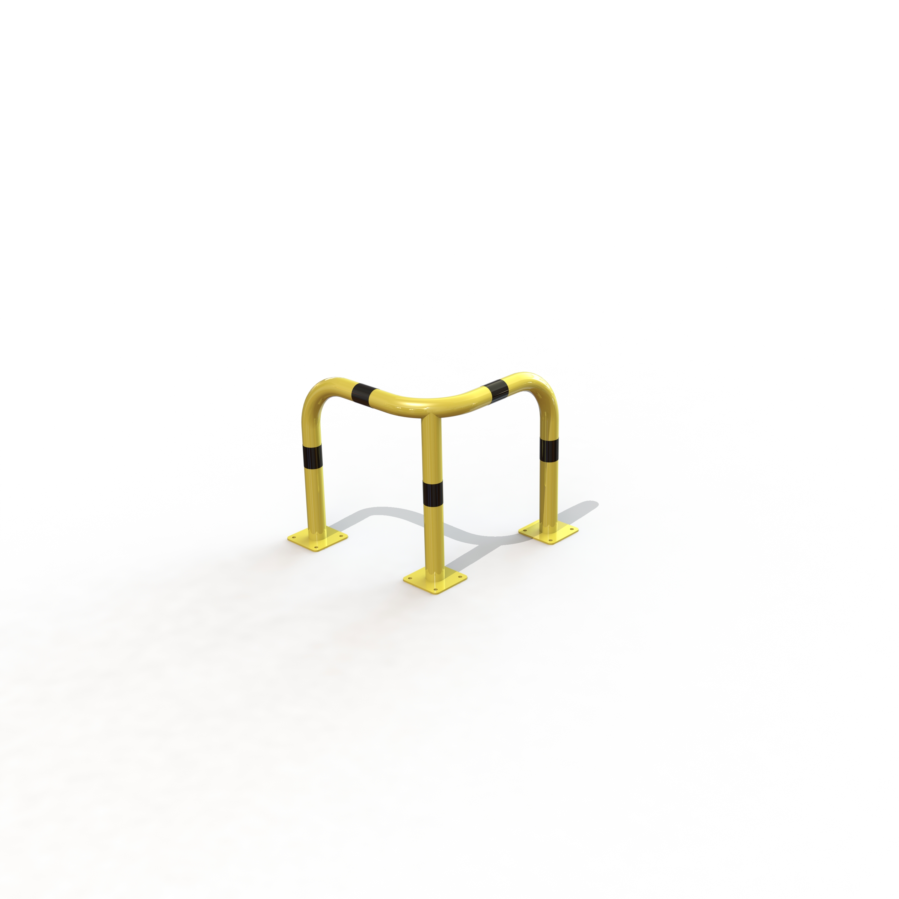 ARCEAU SECURITE D’ANGLE Ø603 PIEDS HT 600 /PLATINES J/N