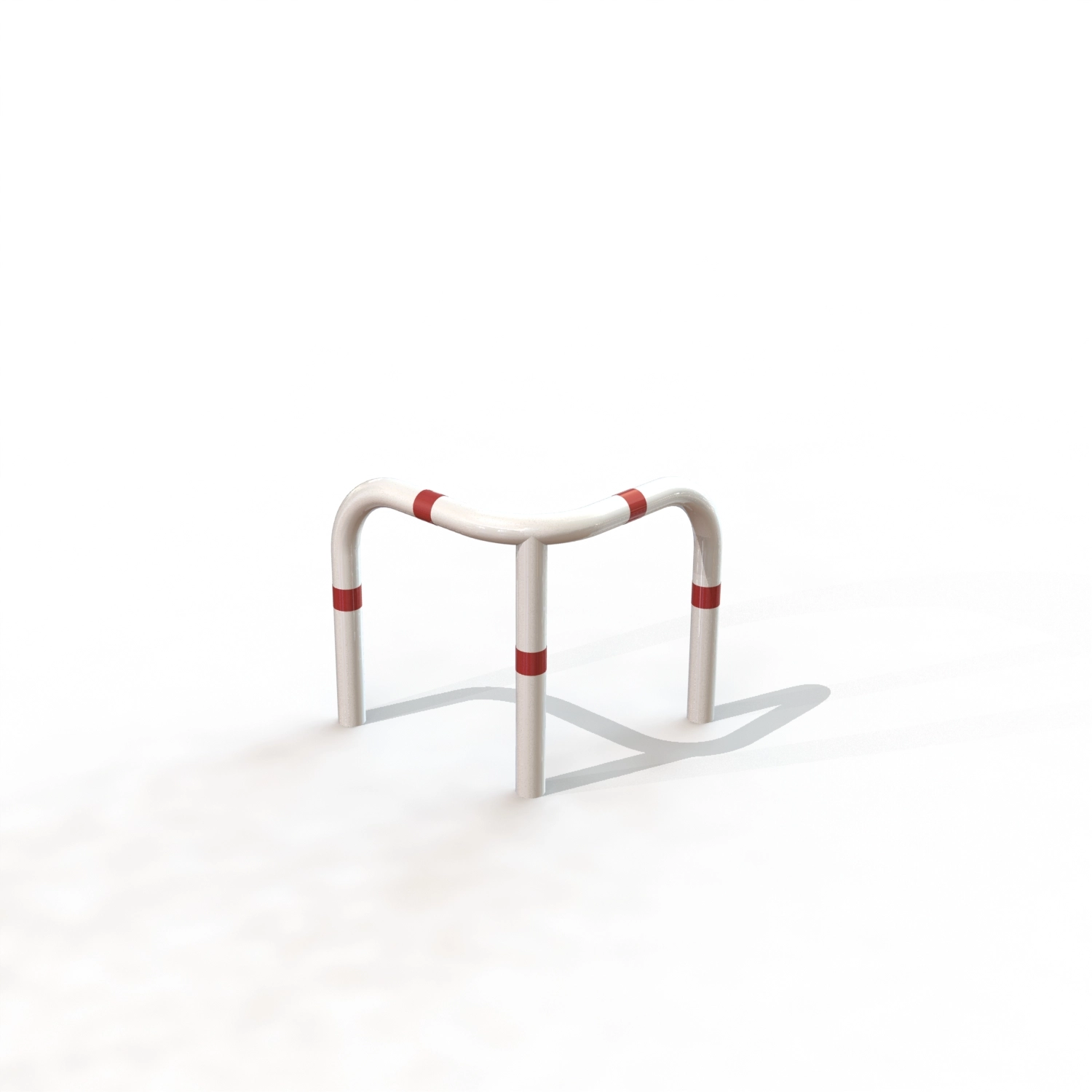 ARCEAU SECURITE D’ANGLE 3 PIEDHT600  B/R [PEINT]