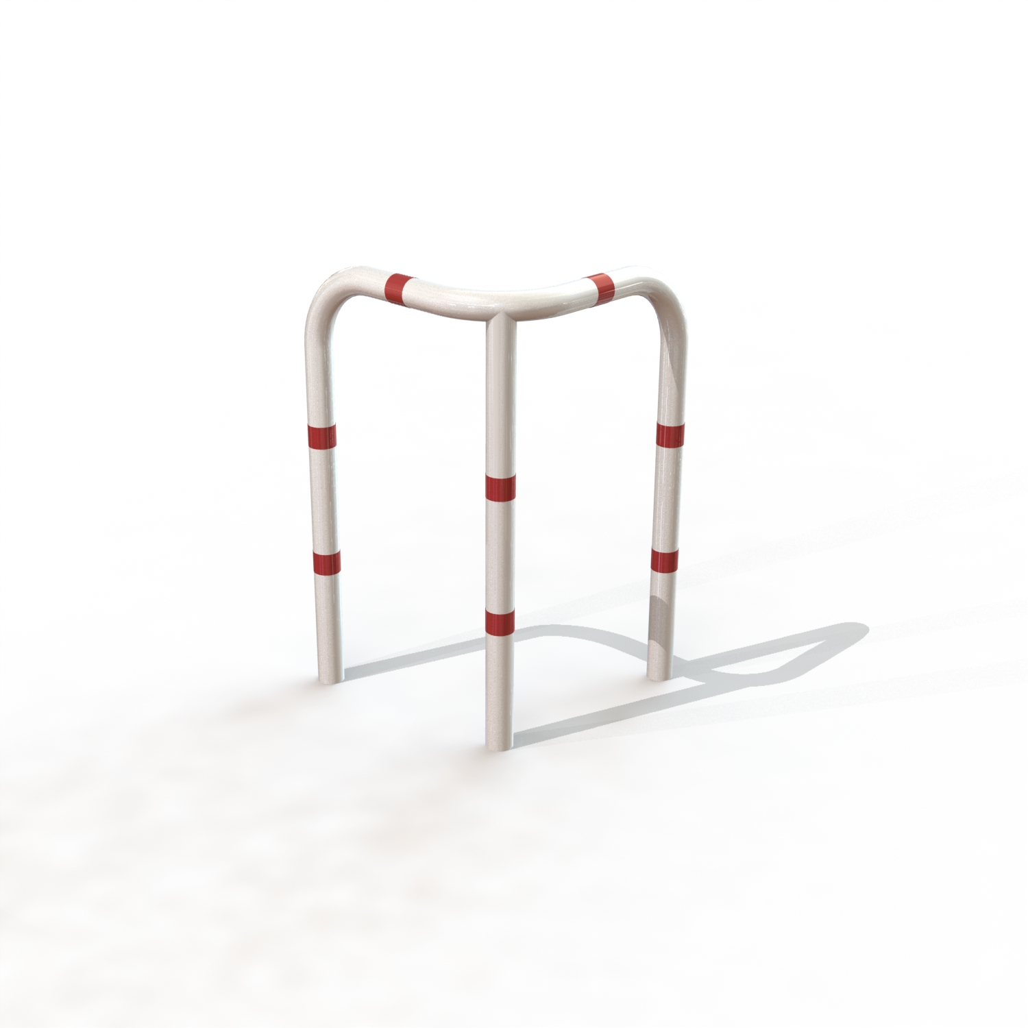 ARCEAU SECURITE D’ANGLE 3 PIEDS HS1.00 M B/R [PEINT]