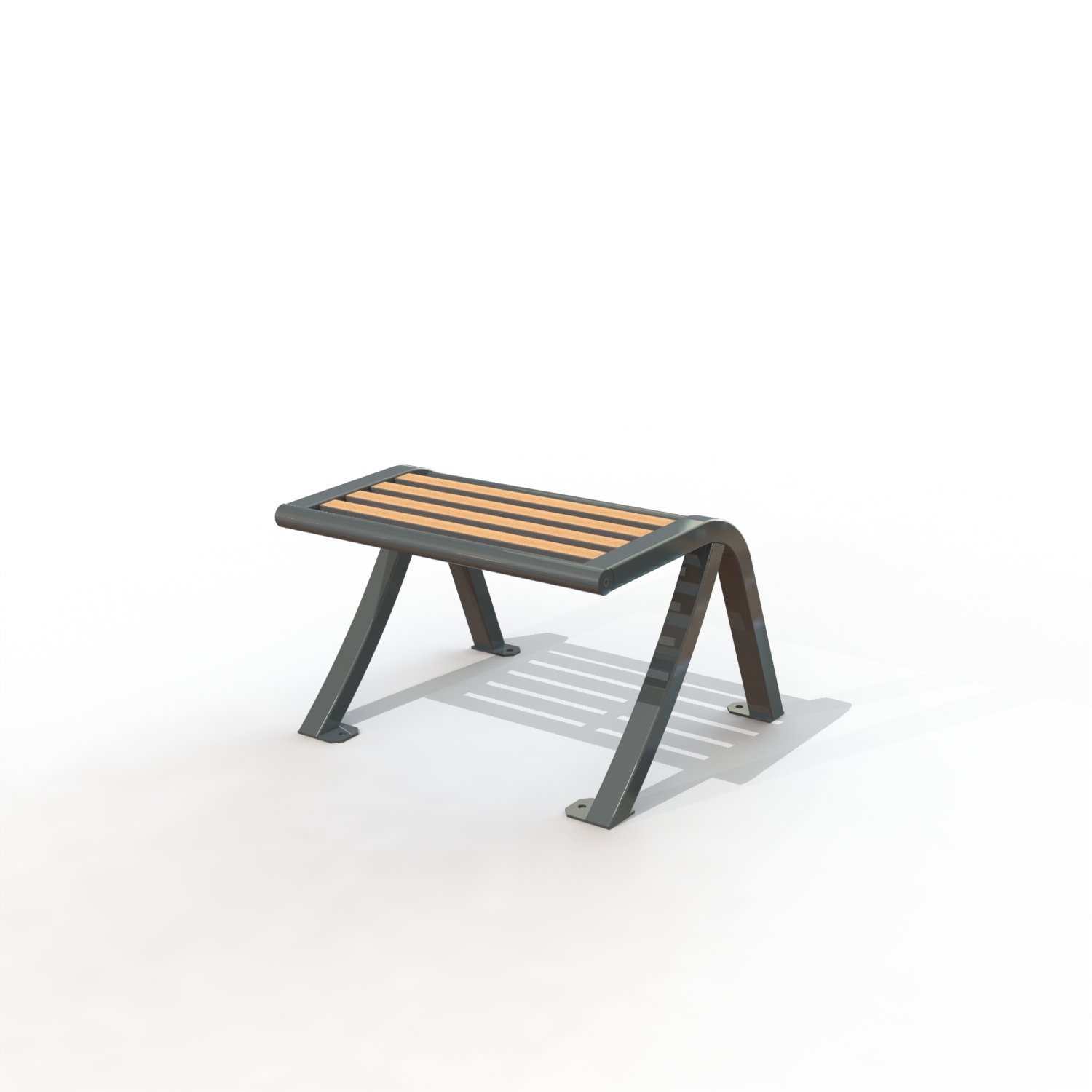 TABOURET GAMME HORIZON PEINT +  LAMES TECK