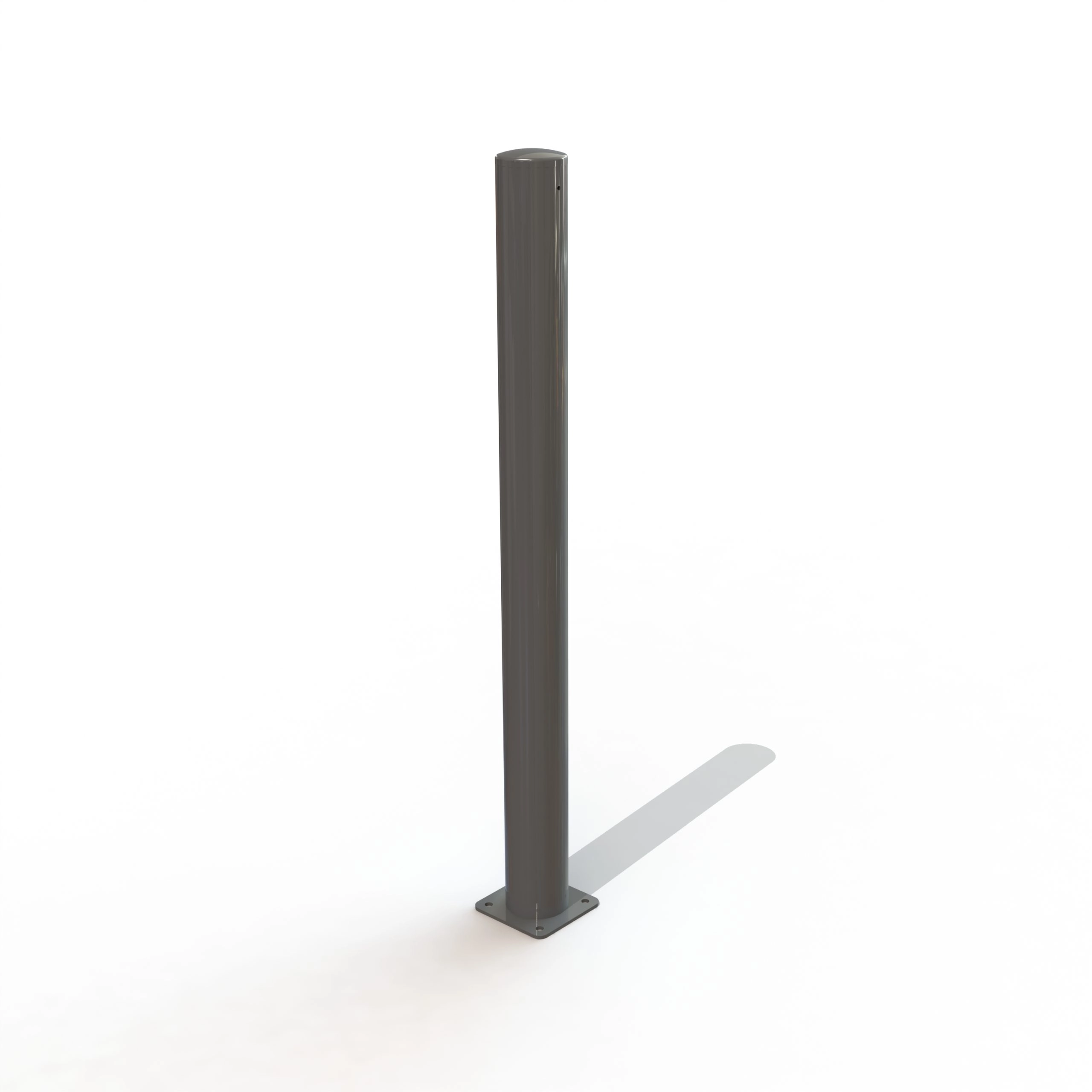 POTELET CYRIUS Ø102 HT 1.30 M SUR PLATINE [PEINT]