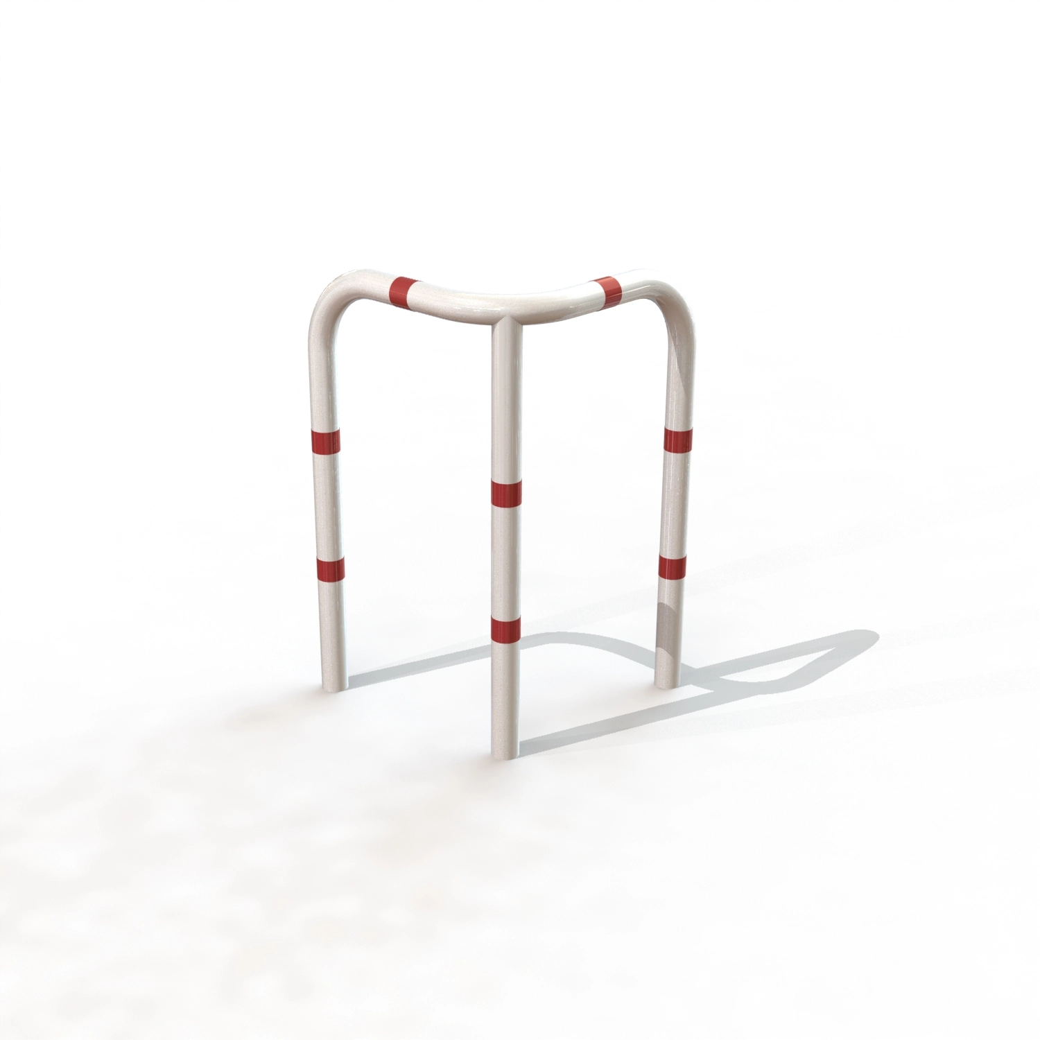 ARCEAU SECURITE D&rsquo;ANGLE Ø60 3 PIEDS HS1.00 M B/R [PEINT]