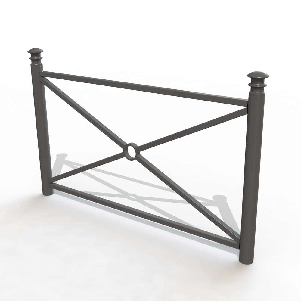 BARRIERE HARMONIE LG 1,57 M TETE ELEGANCE [PEINT]