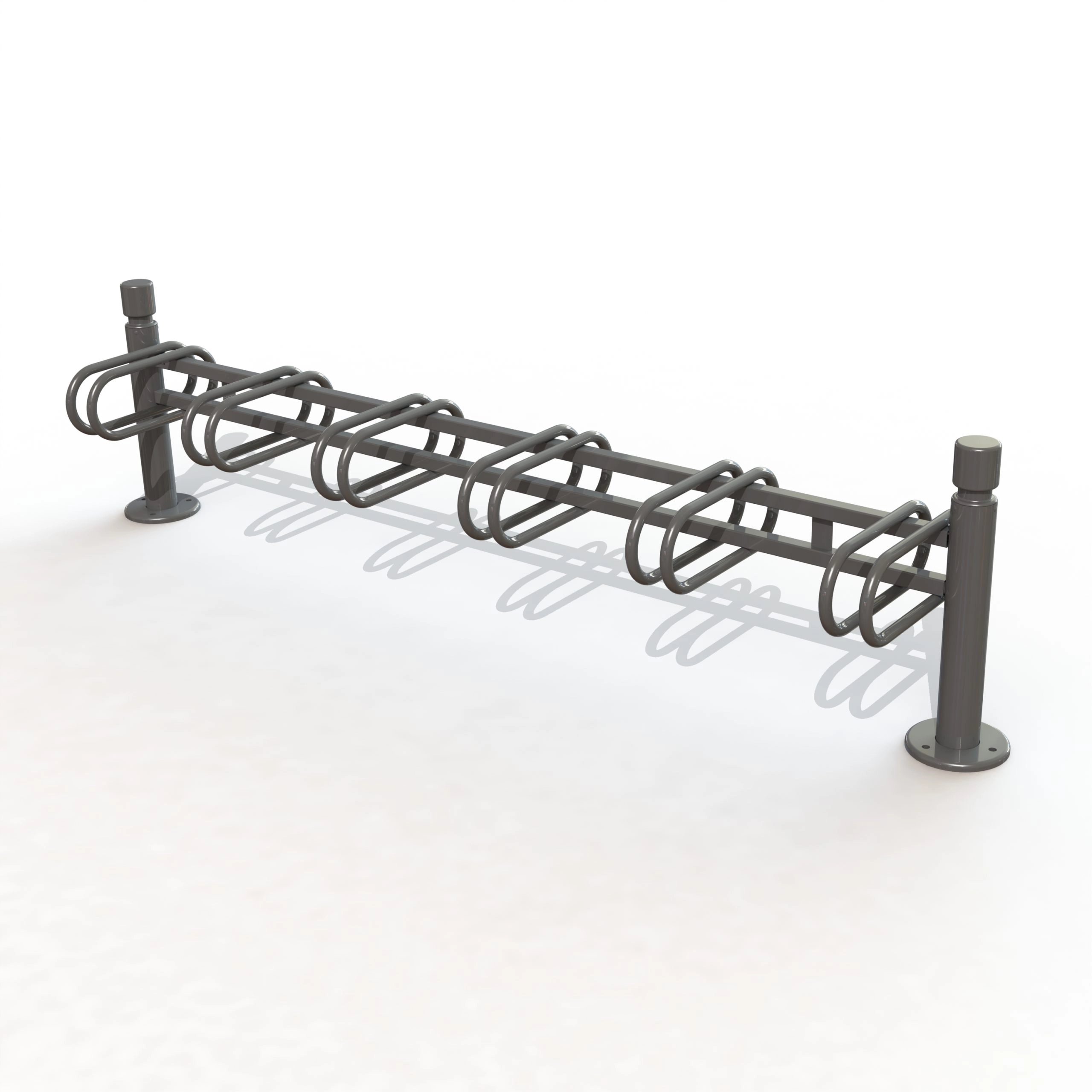 SUPPORT VELO DECO 6P TETE 1 GORGE [PEINT]