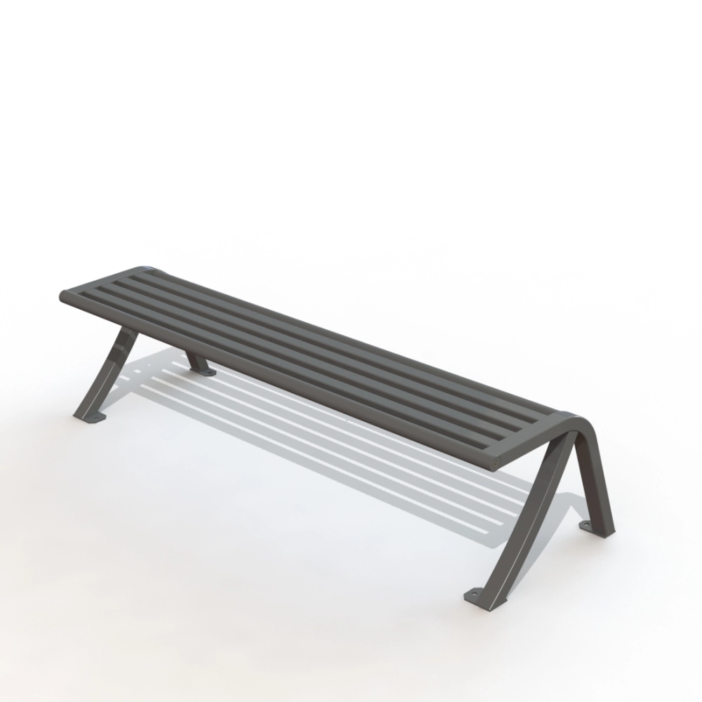 BANQUETTE GAMME HORIZON PEINT + LAME METAL