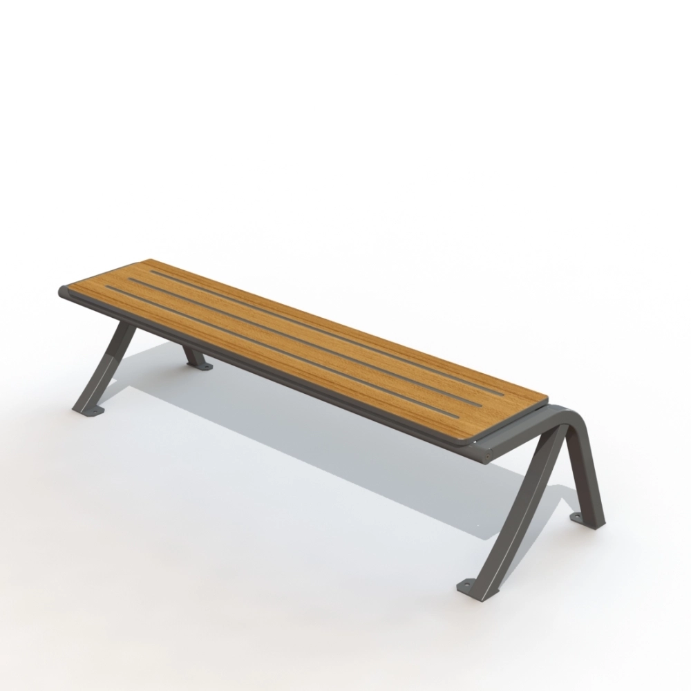 BANQUETTE BERGERAC GAMME HORIZON PEINT + PANNEAUX TECK