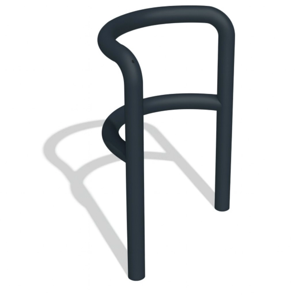 DEMI ETRIER ROND Ø60 HS 800 MM [PEINT]