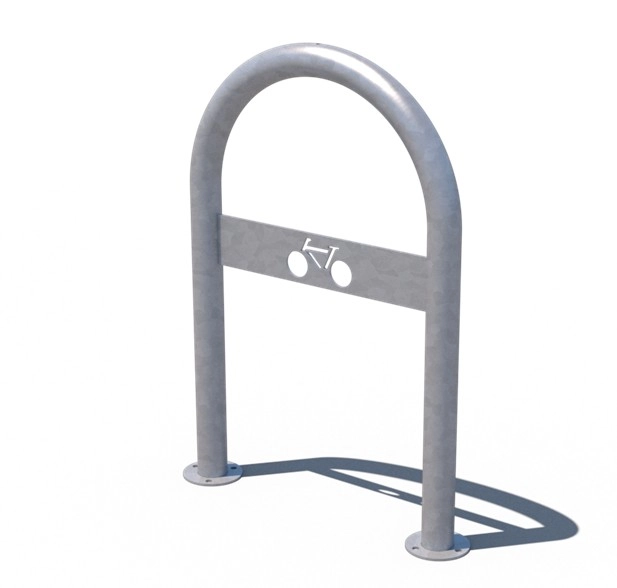 EPINGLE VELOS Ø60 SUR PLATINES AVEC SIGNALETIQUE [GALVA]