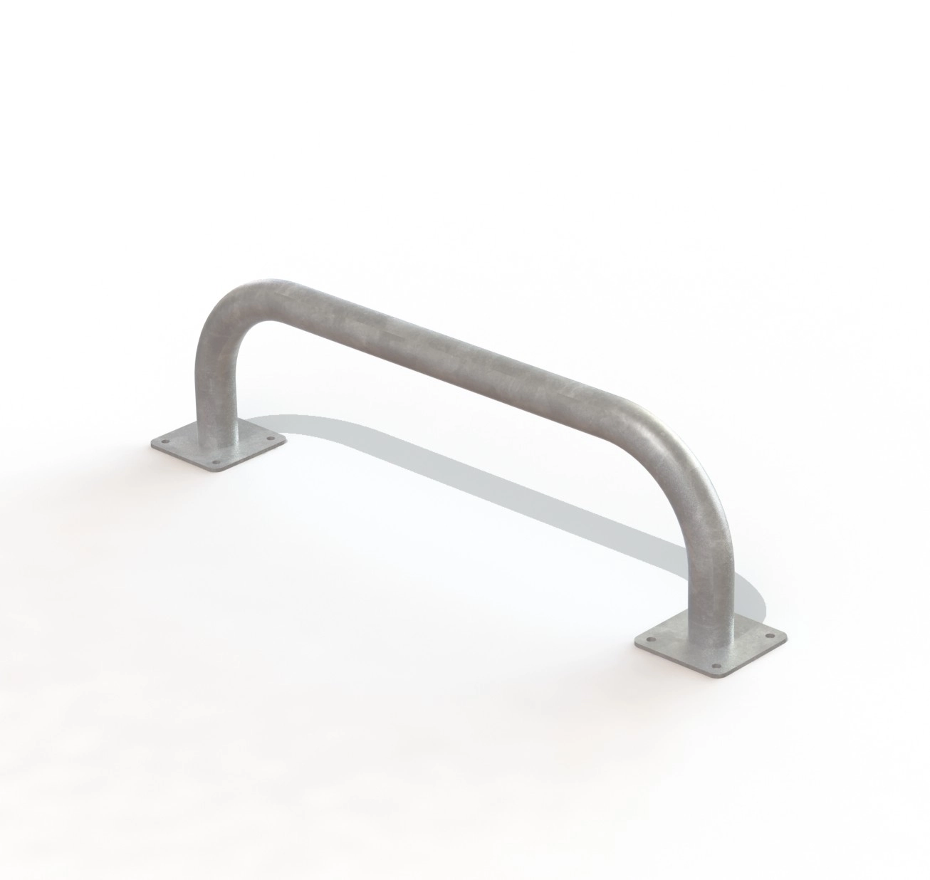 ARCEAU DE BORDURE Ø60 SUR PLATINES LG 1,00 M [GALVA]