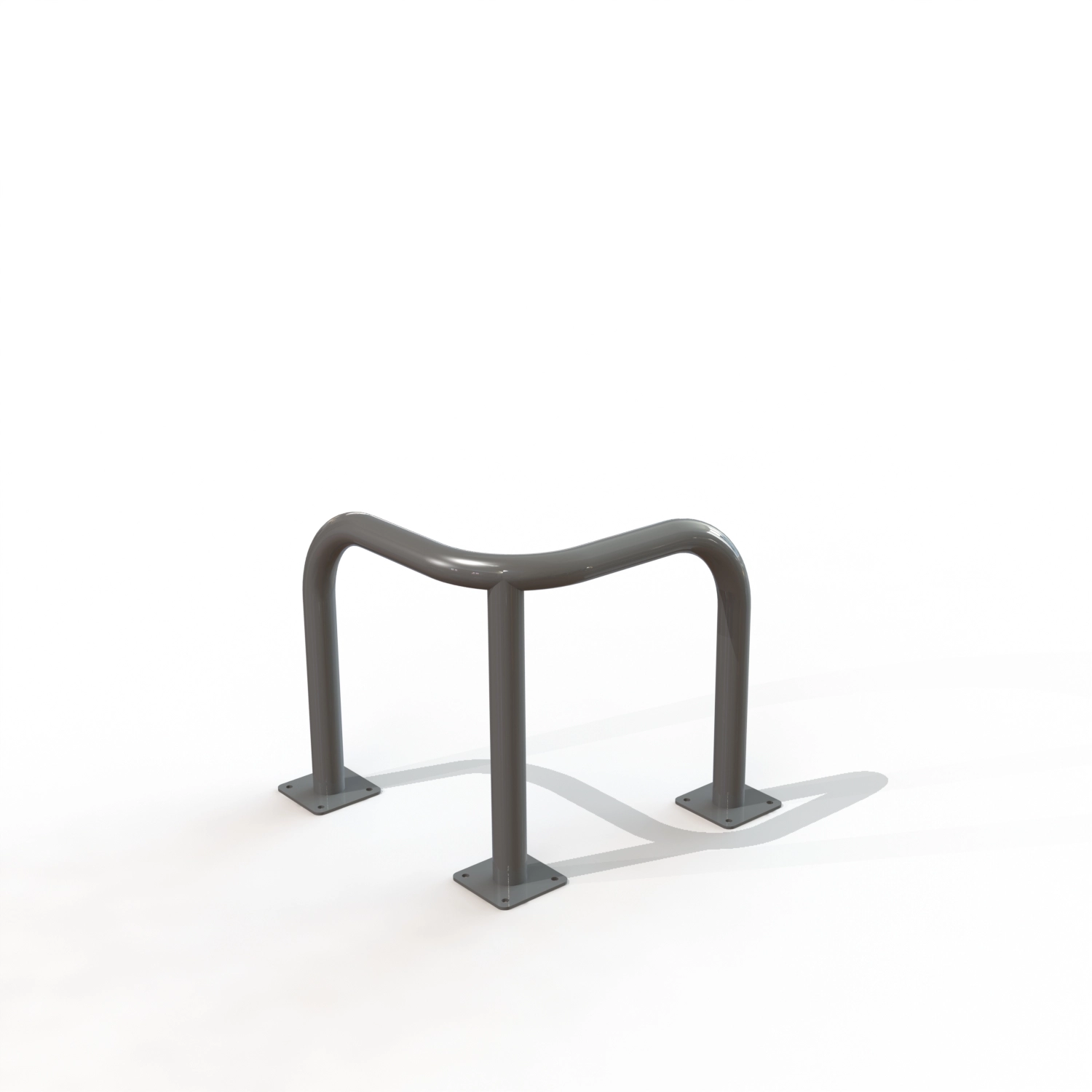ARCEAU D&rsquo;ANGLE Ø60 3 PIEDS HT 600 SUR PLATINES [PEINT]