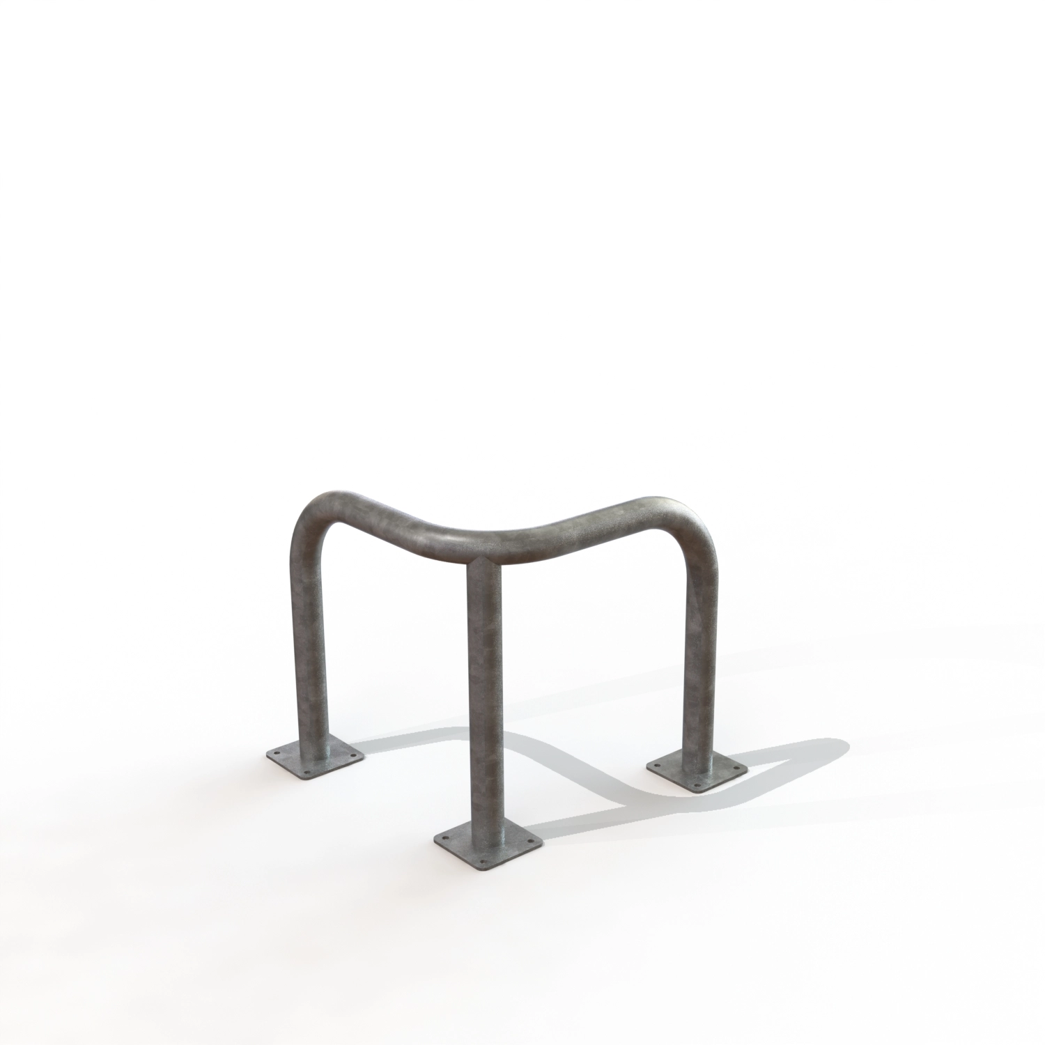 ARCEAU D&rsquo;ANGLE Ø60 3 PIEDS HT 600 SUR PLATINES [GALVA]