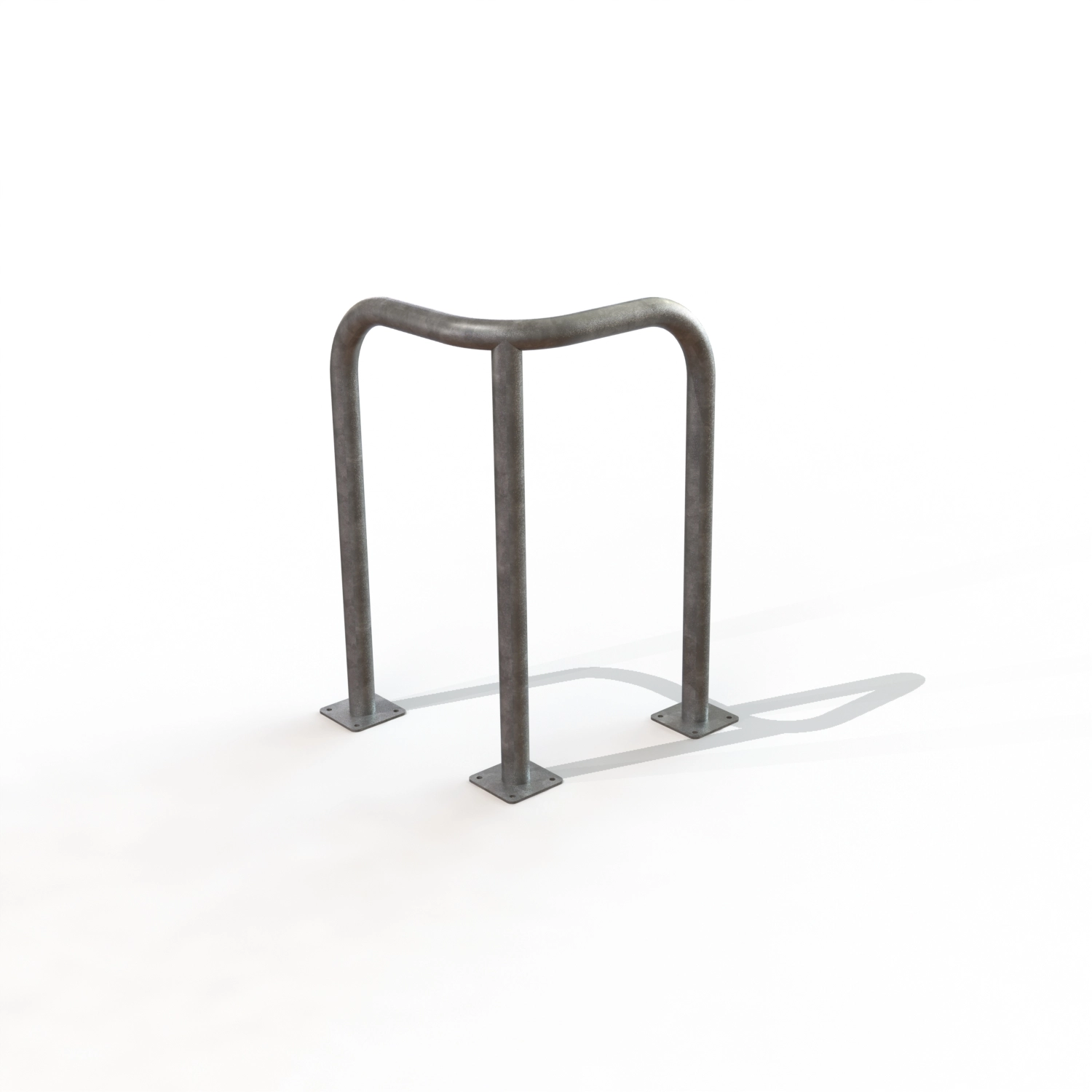 ARCEAU D&rsquo;ANGLE Ø60 3 PIEDS HT 1.00M SUR PLATINES [GALVA]