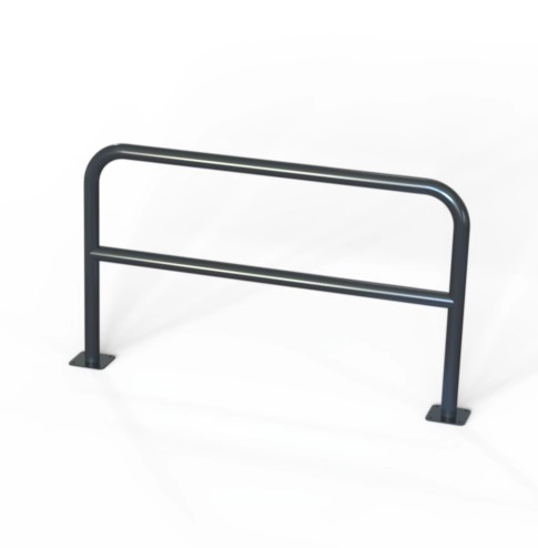 ARCEAU RENFORCE Ø60 LG 1.50 M SUR PLATINES [PEINT]