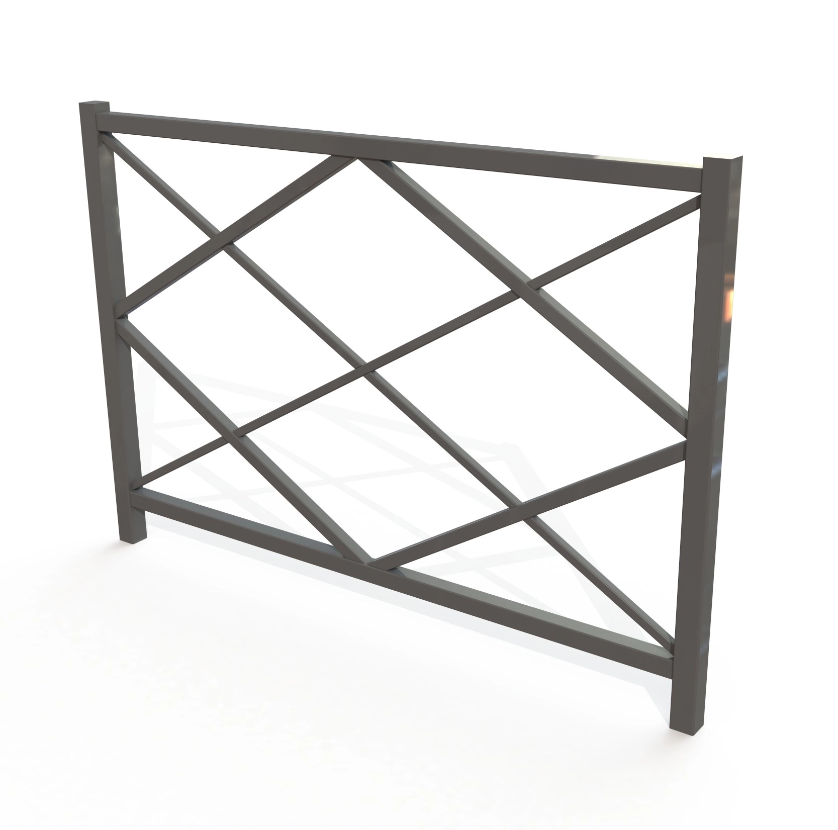 BARRIERE LOSANGE LG 1.55 M [PEINT]