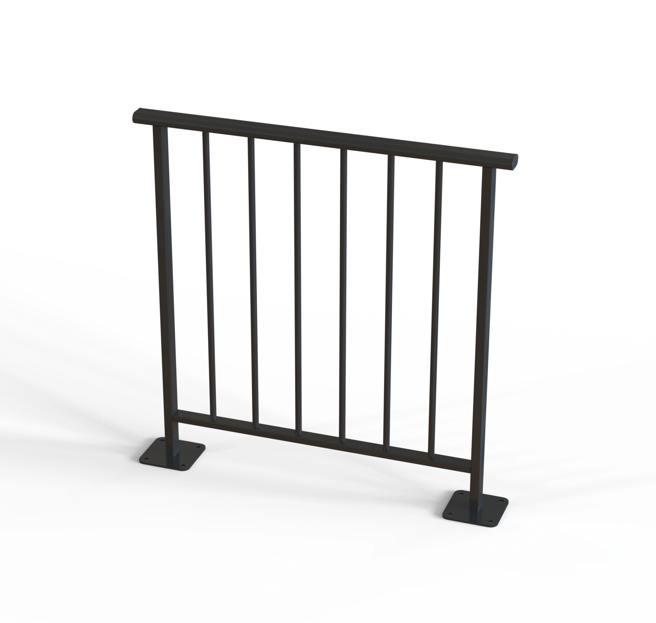 BARRIERE SENTINELLE LG 1,00 M SUR PLATINES [PEINT]